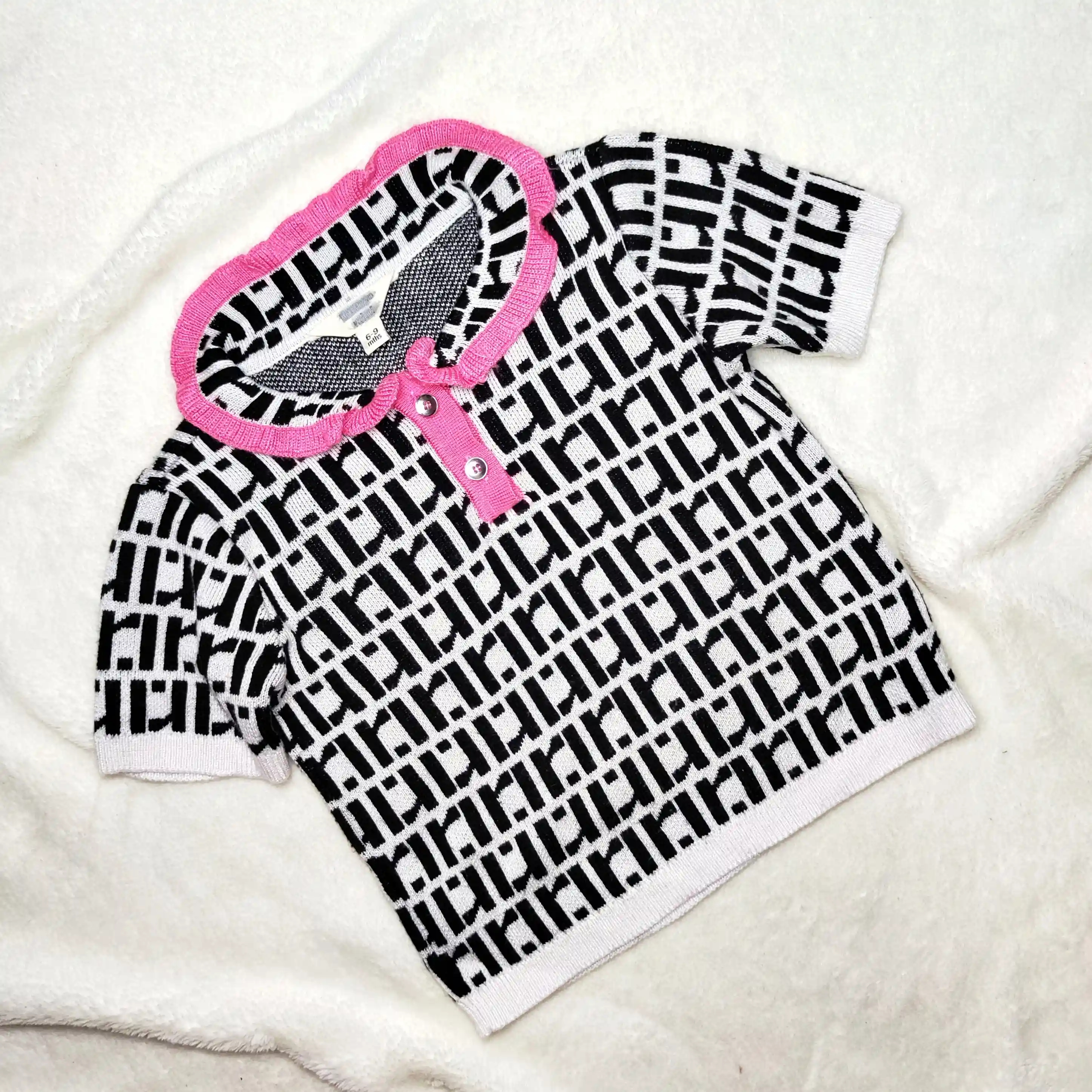 Úpletové svetříkové tričko River Island vel. 74