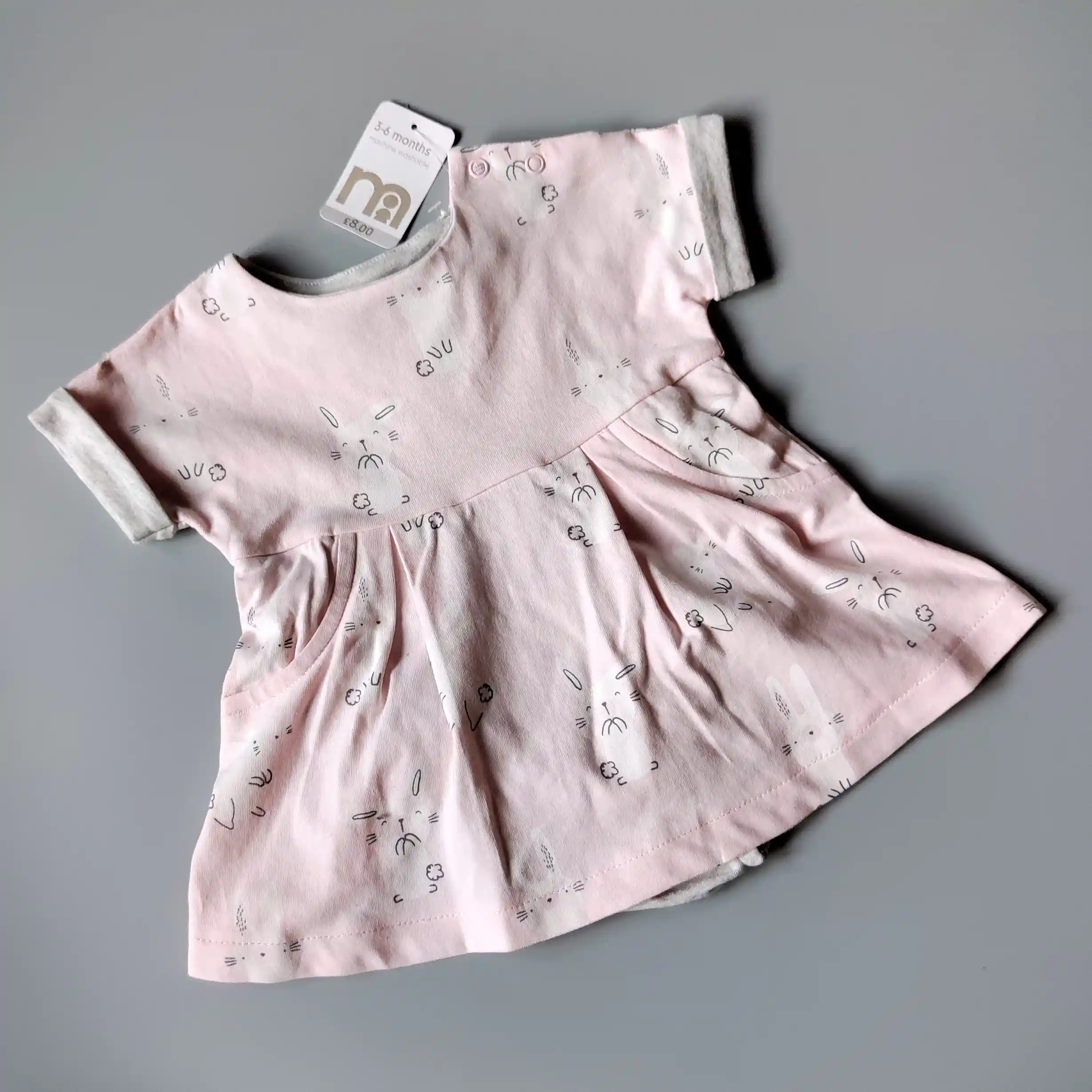 Šaty s všitým body Mothercare vel. 68