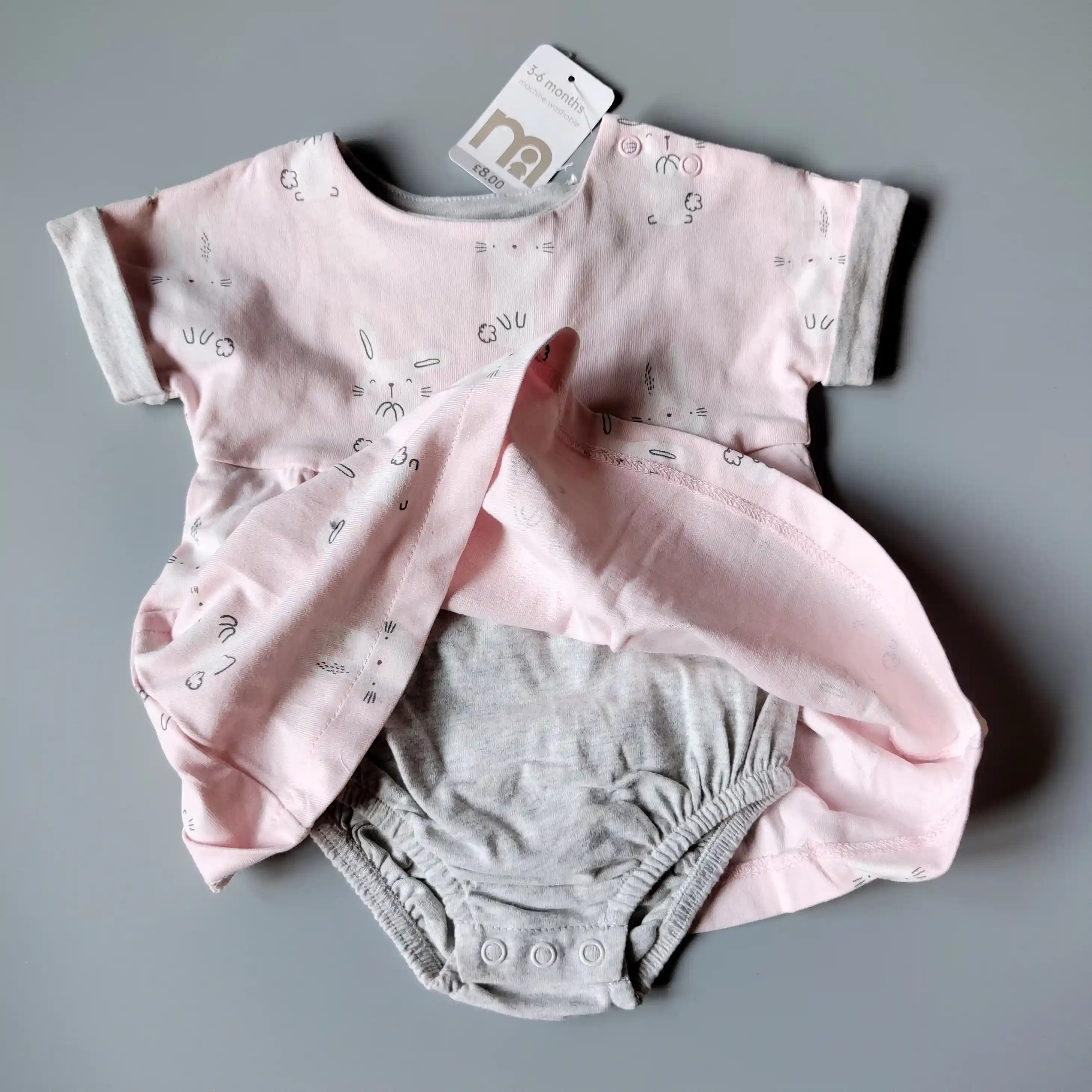 Šaty s všitým body Mothercare vel. 68