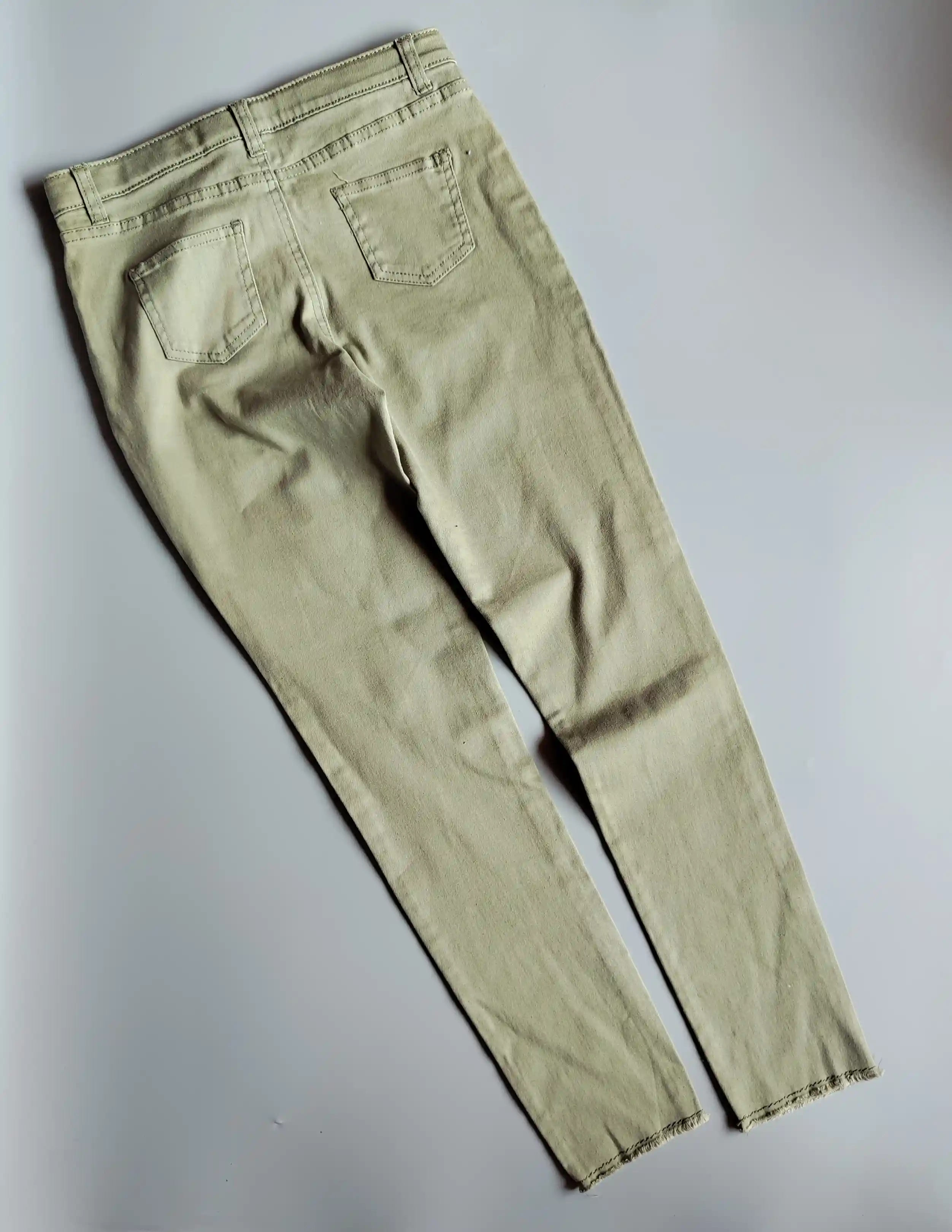Khaki skinny džíny Denim co. vel. 158