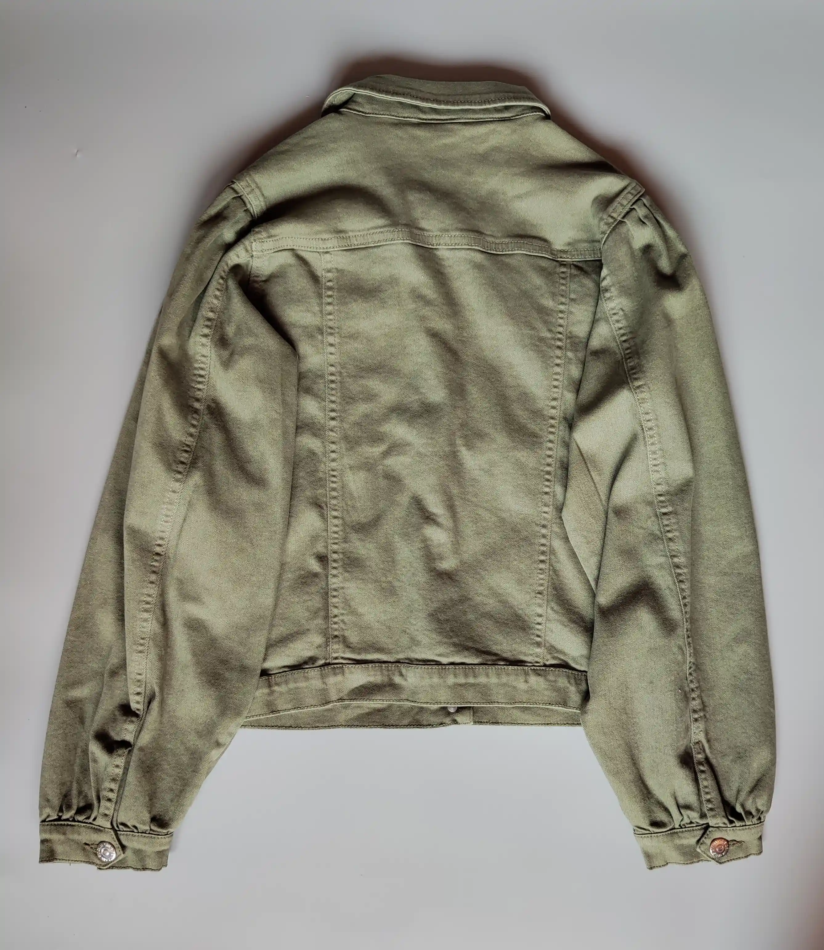 Khaki oversize džínová bunda Matalan vel. 158