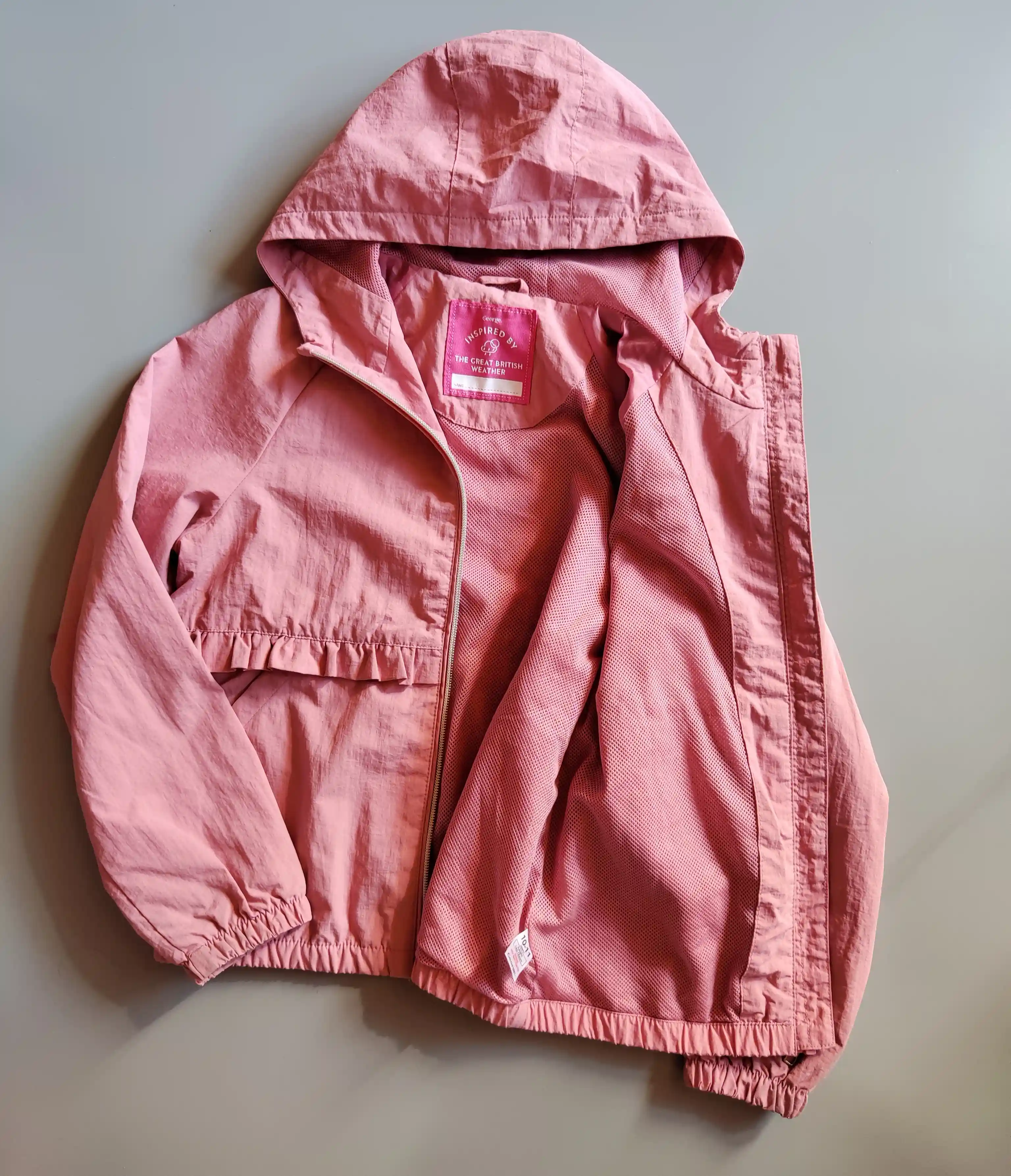 Větrovka George vel. 146 růžová