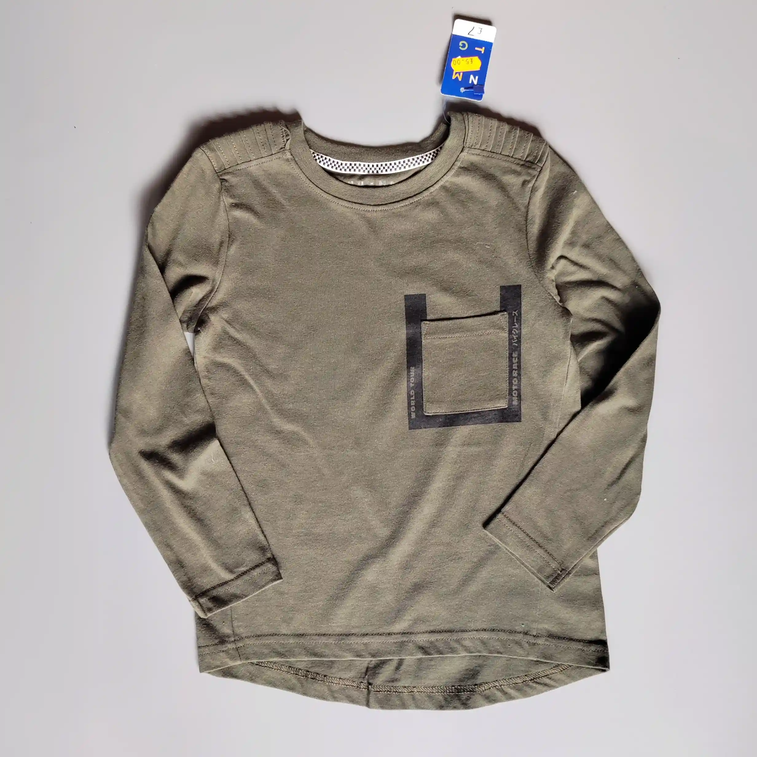 Tričko Nutmeg vel. 110 khaki