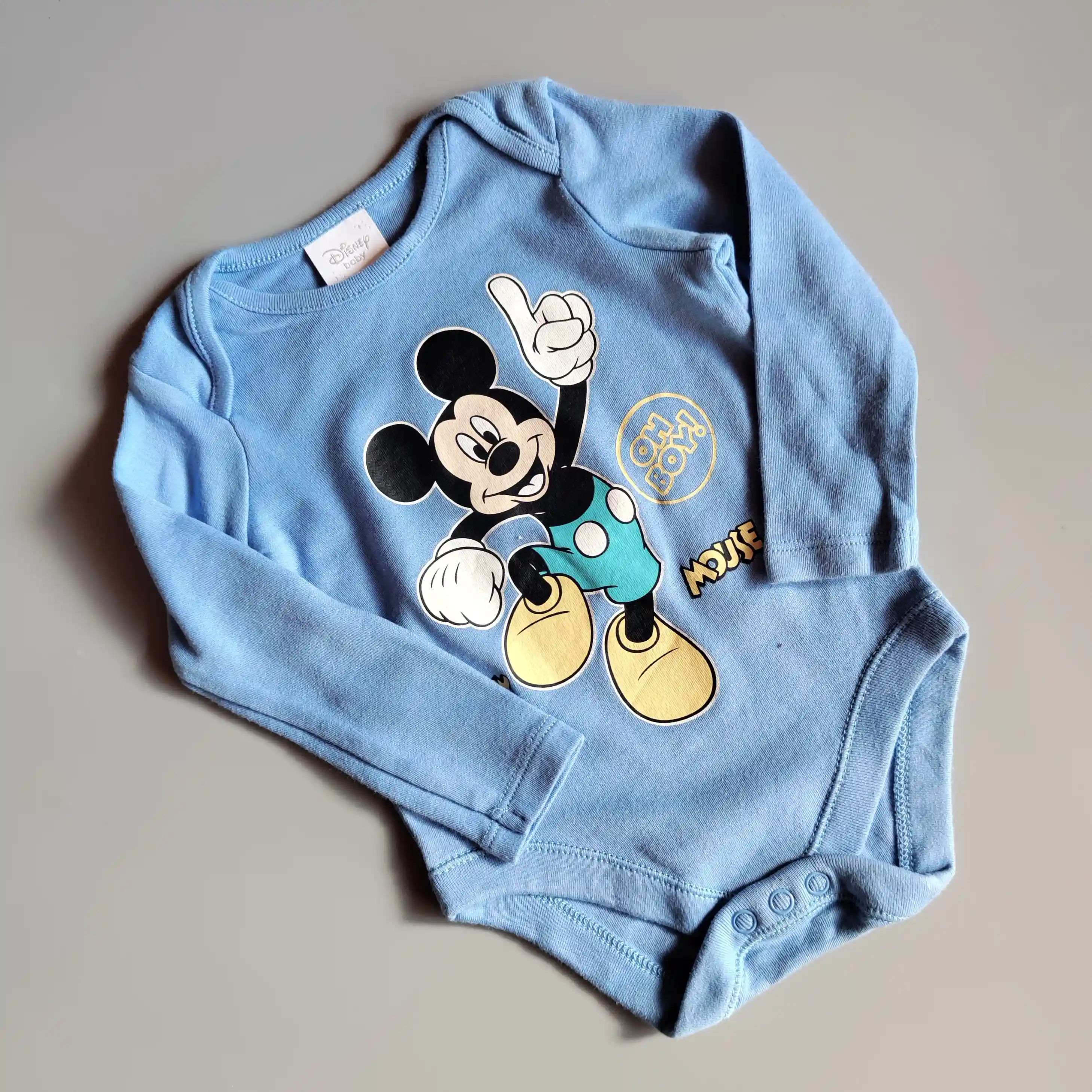 Body Disney vel. 68 modré Mickey
