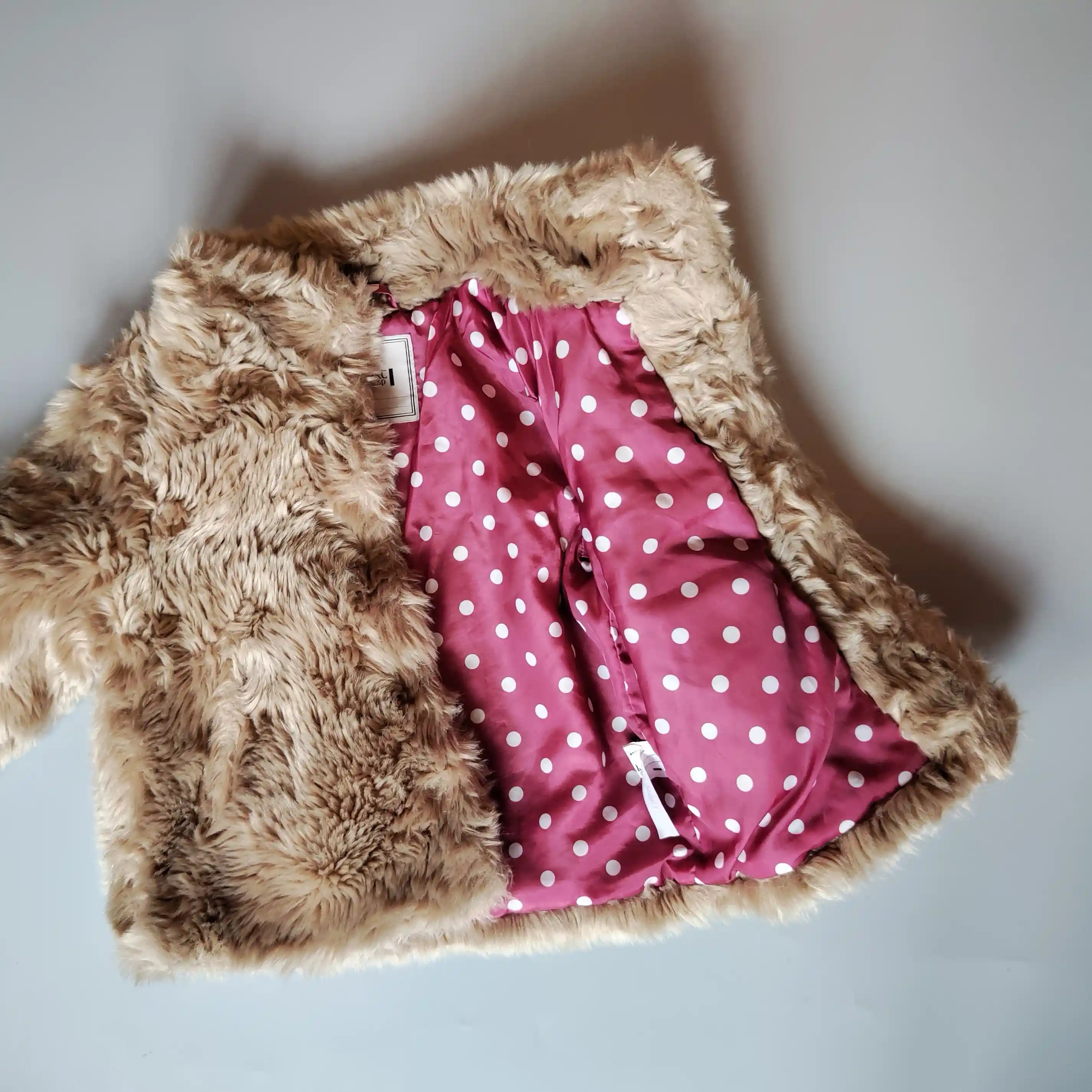 Kožíškový kabátek Next vel. 92