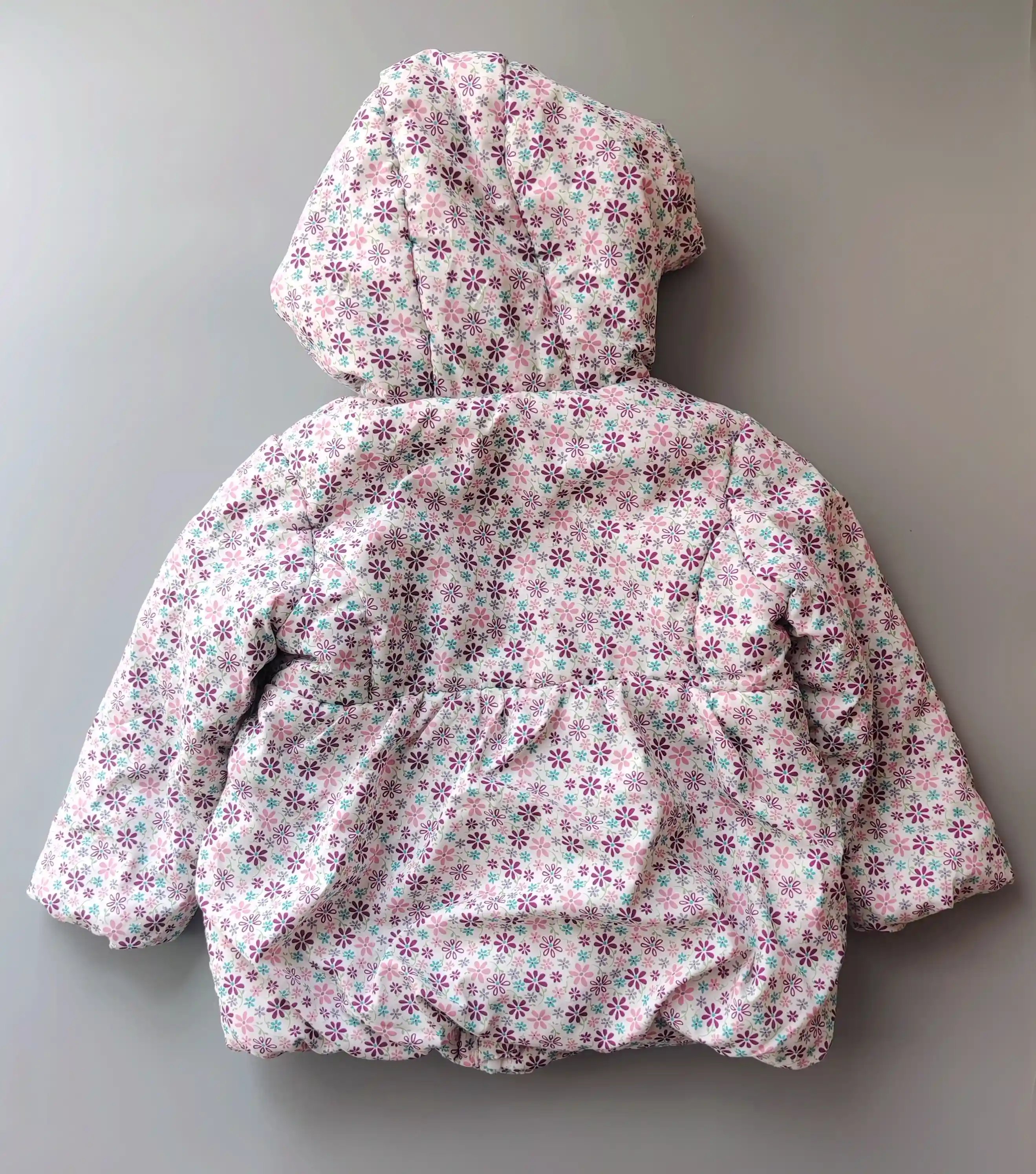 Zimní bunda Mothercare vel. 98 květovaná