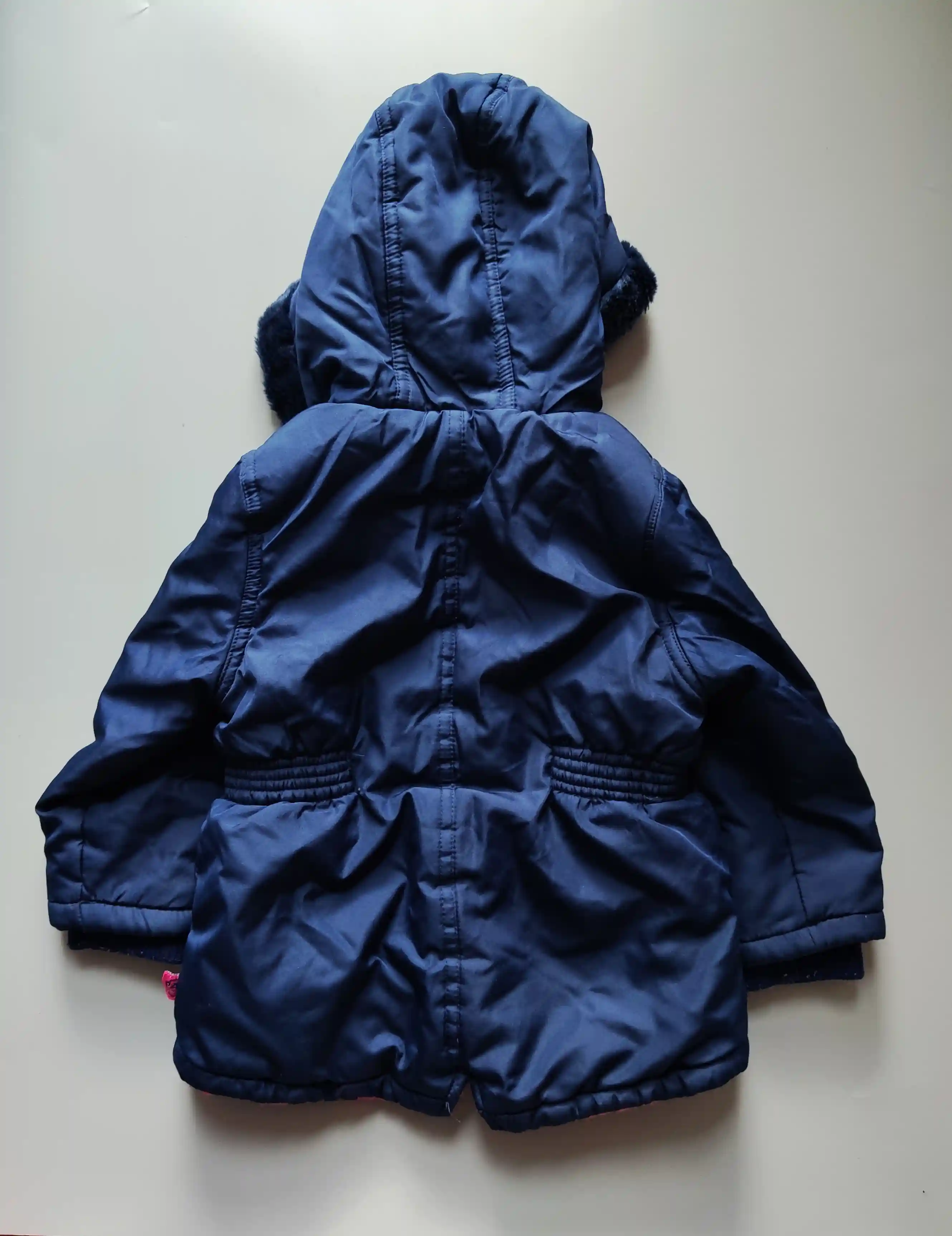 Zimní bunda Paw Patrol vel. 98 navy s růžovou podšívkou