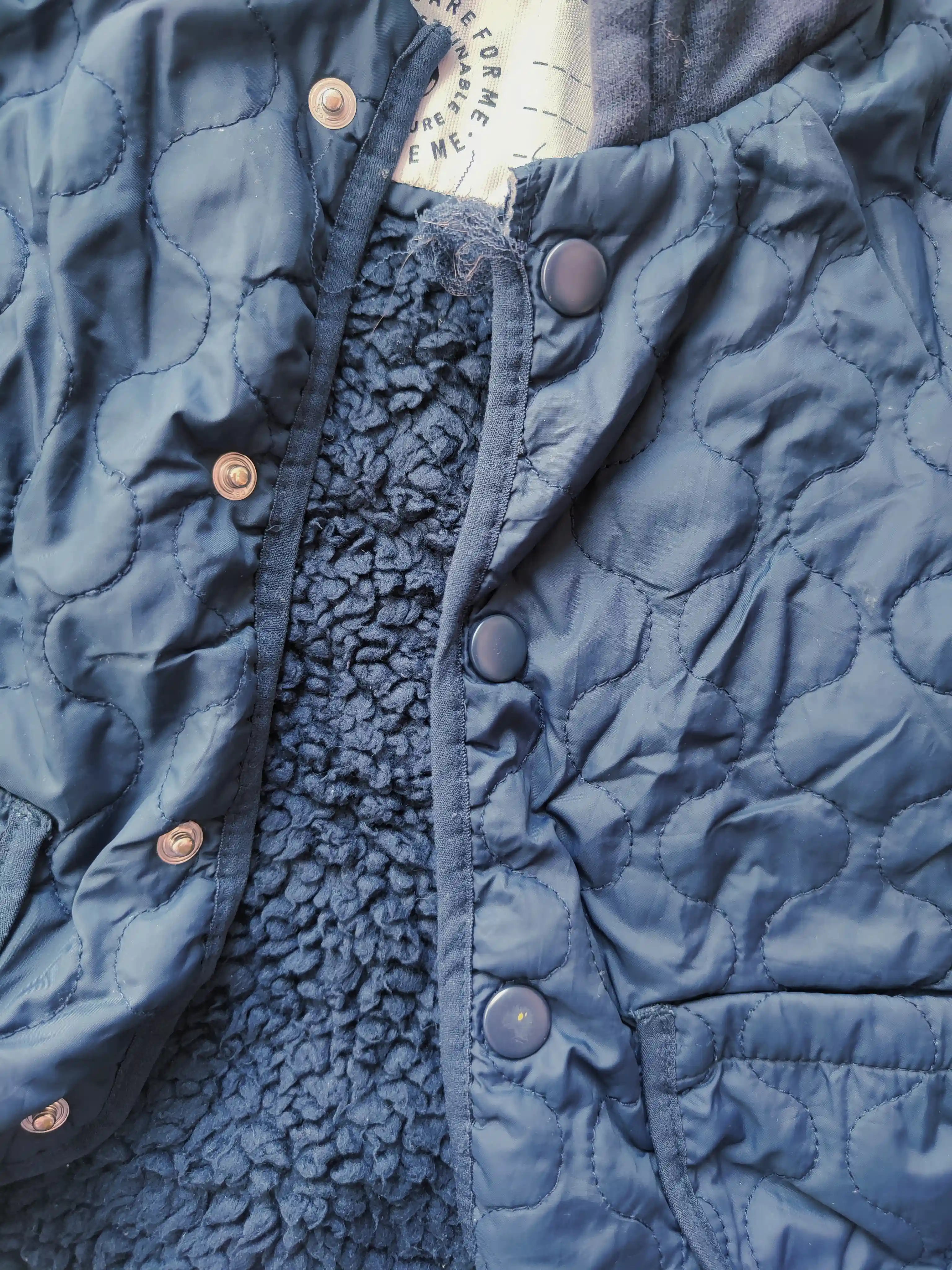 Podzimní bunda George vel. 74 tmavě modrá