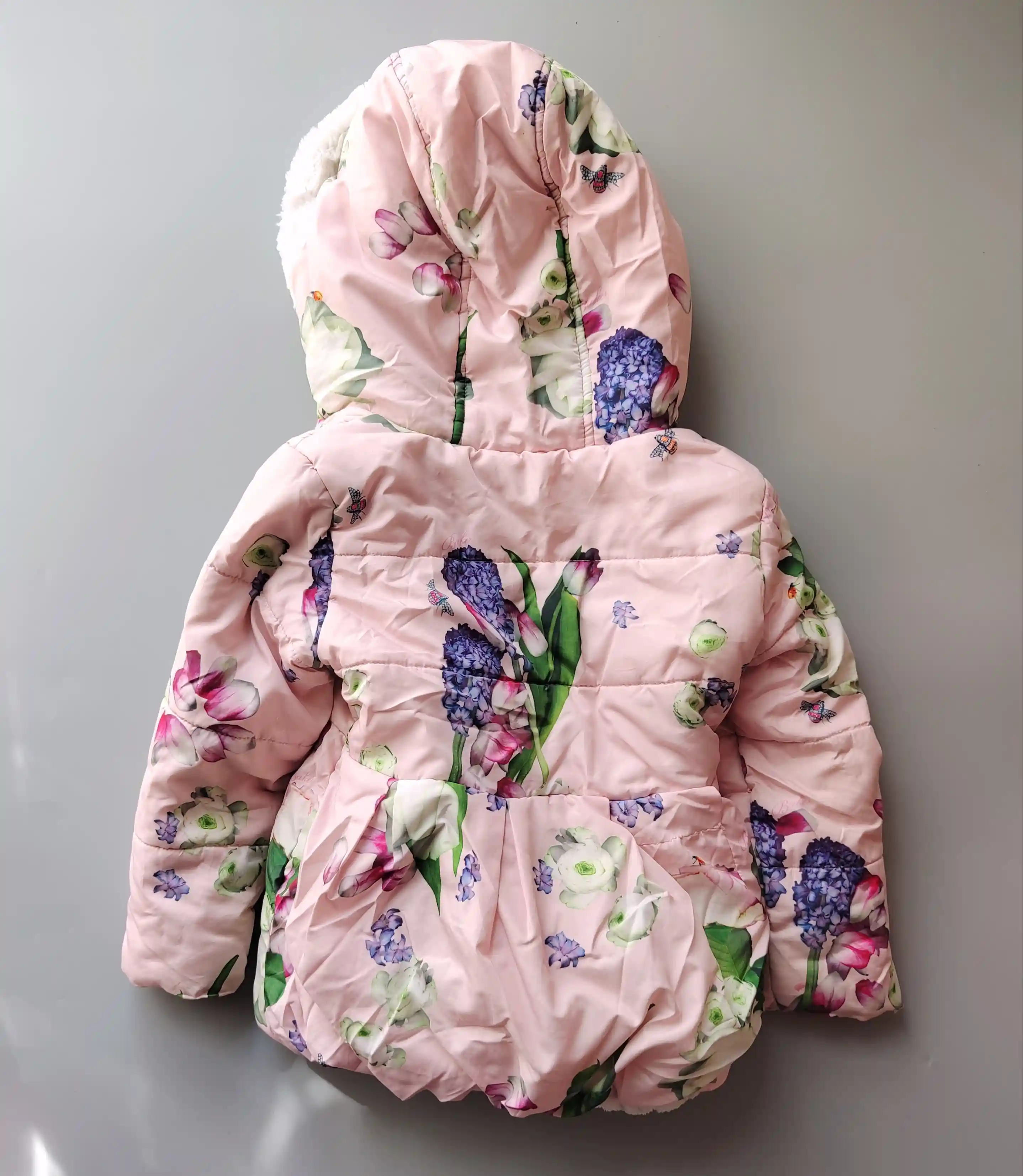 Zimní bunda Baker vel. 110 s květinami