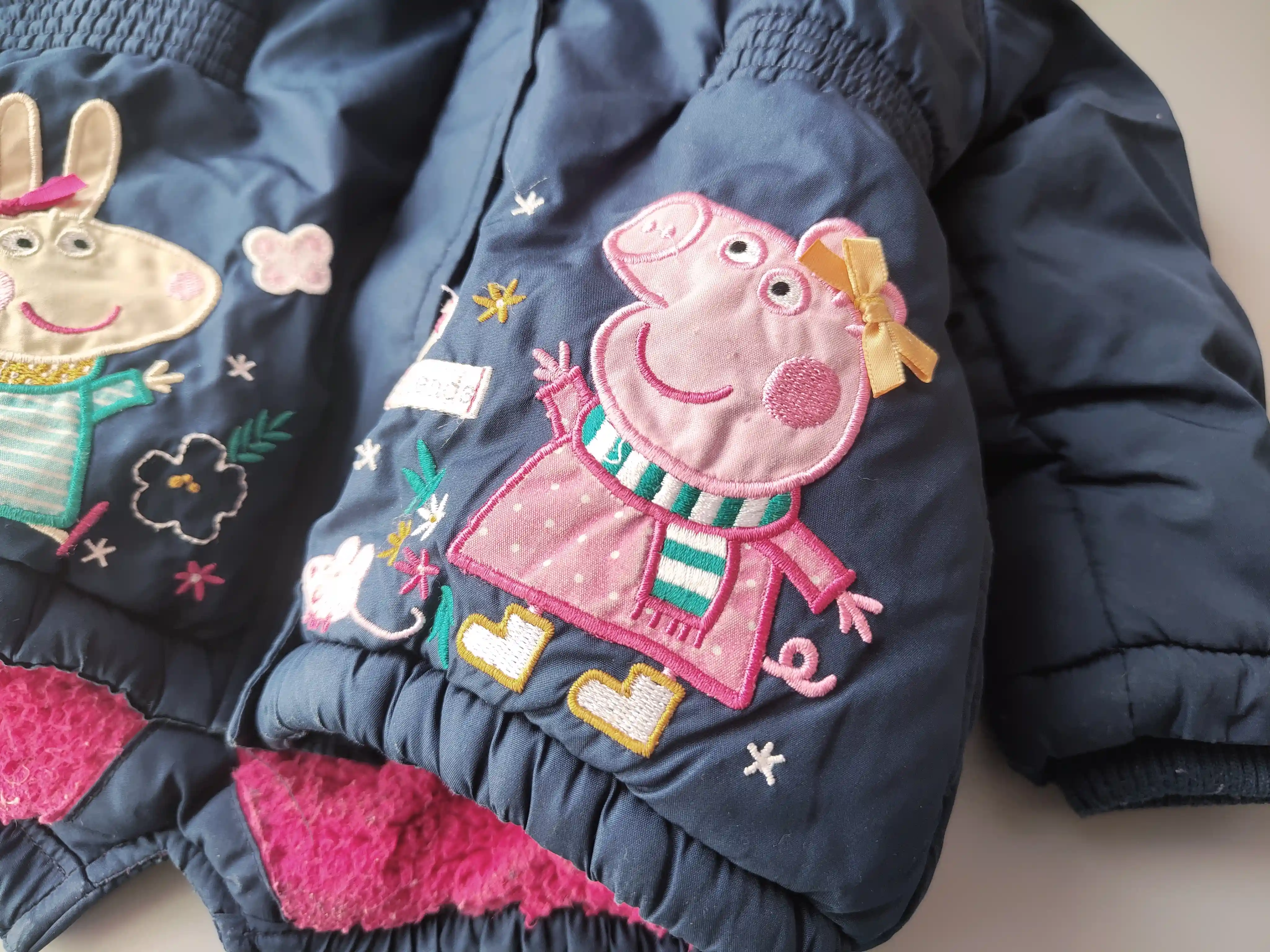 Zimní bunda Nutmeg Pepa Pig vel. 92 tmavě modrá