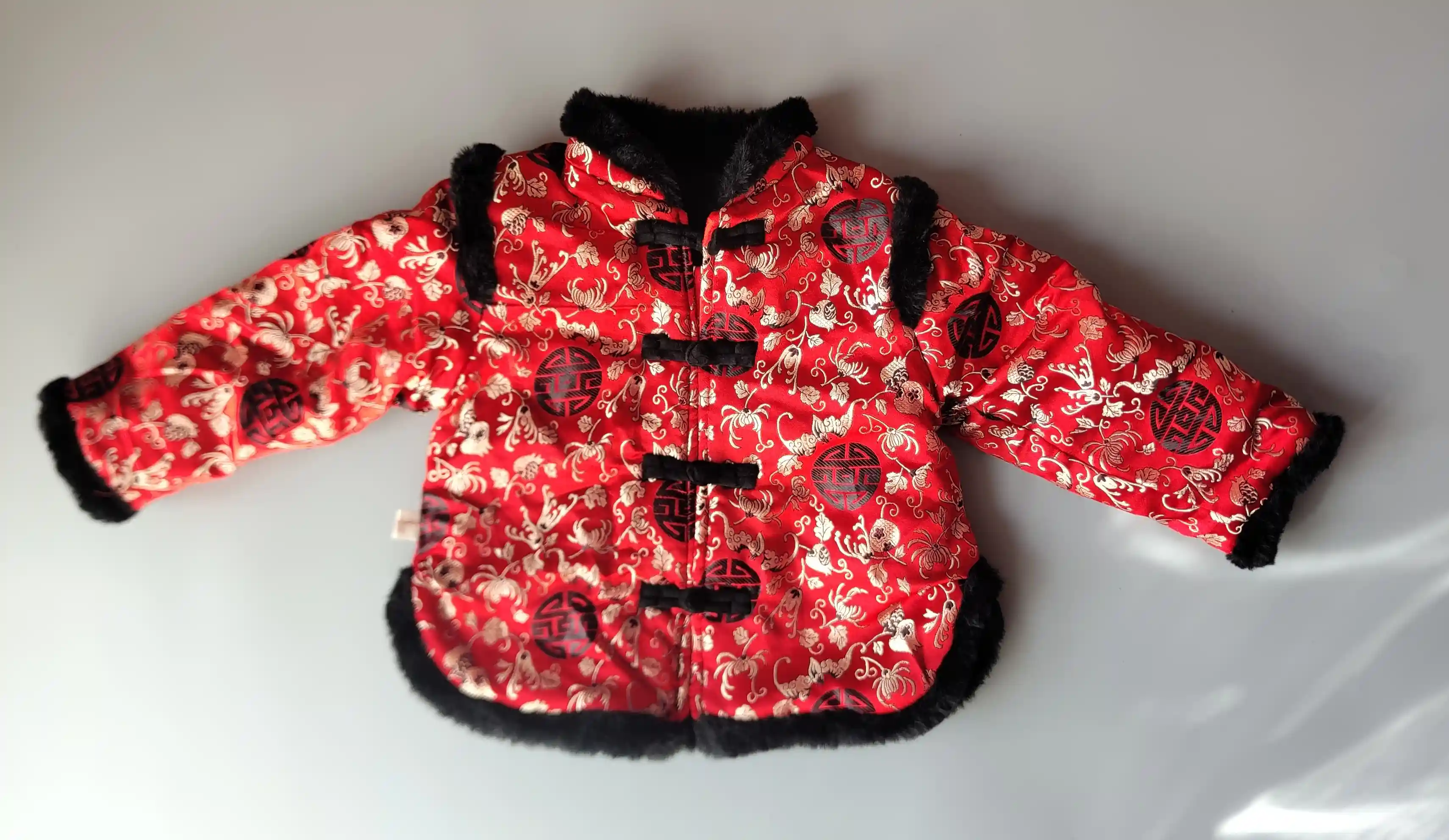 Kabátek vel. 98 - 104 zdobený čínský kroj