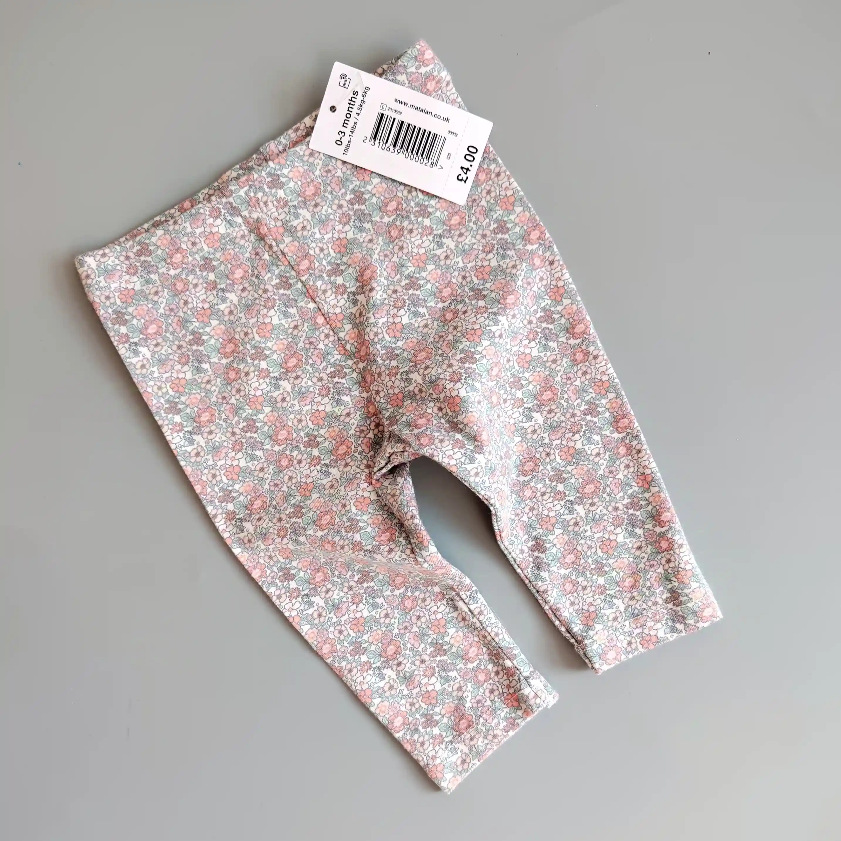 Květované legínky Matalan vel. 62