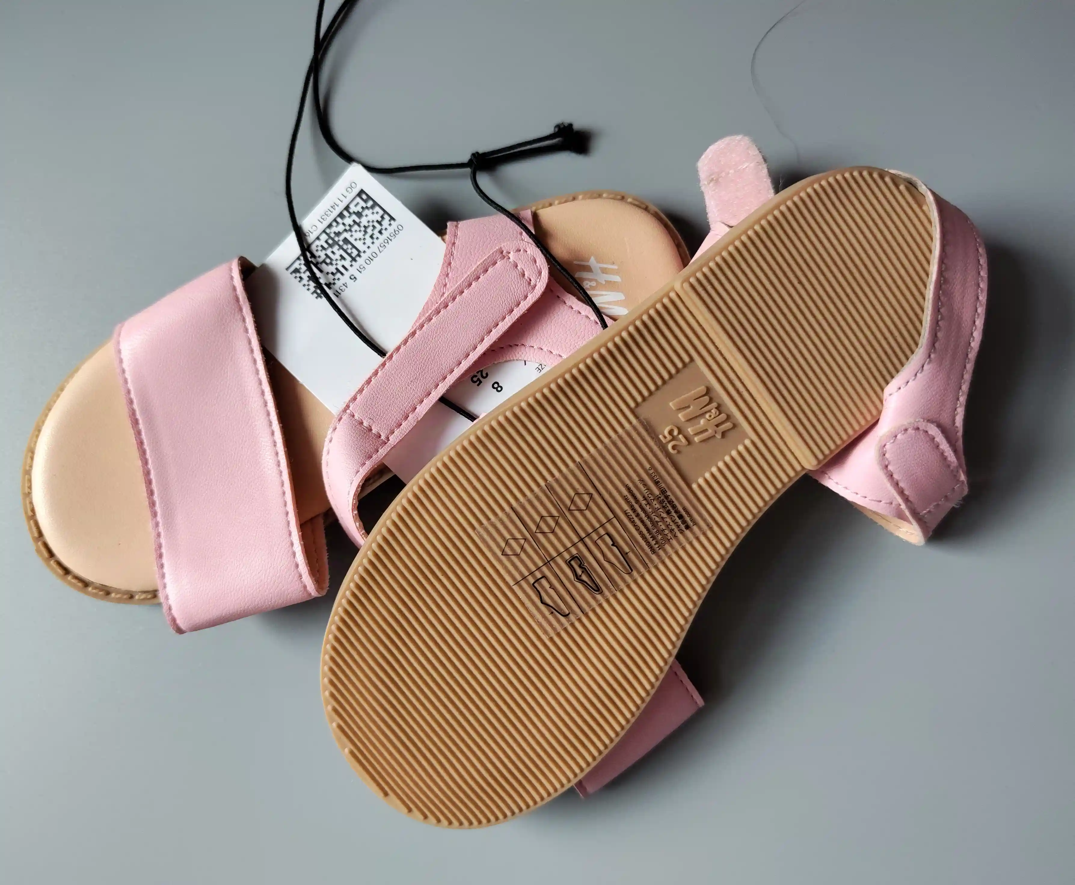 Sandály H&M vel. 25 růžové