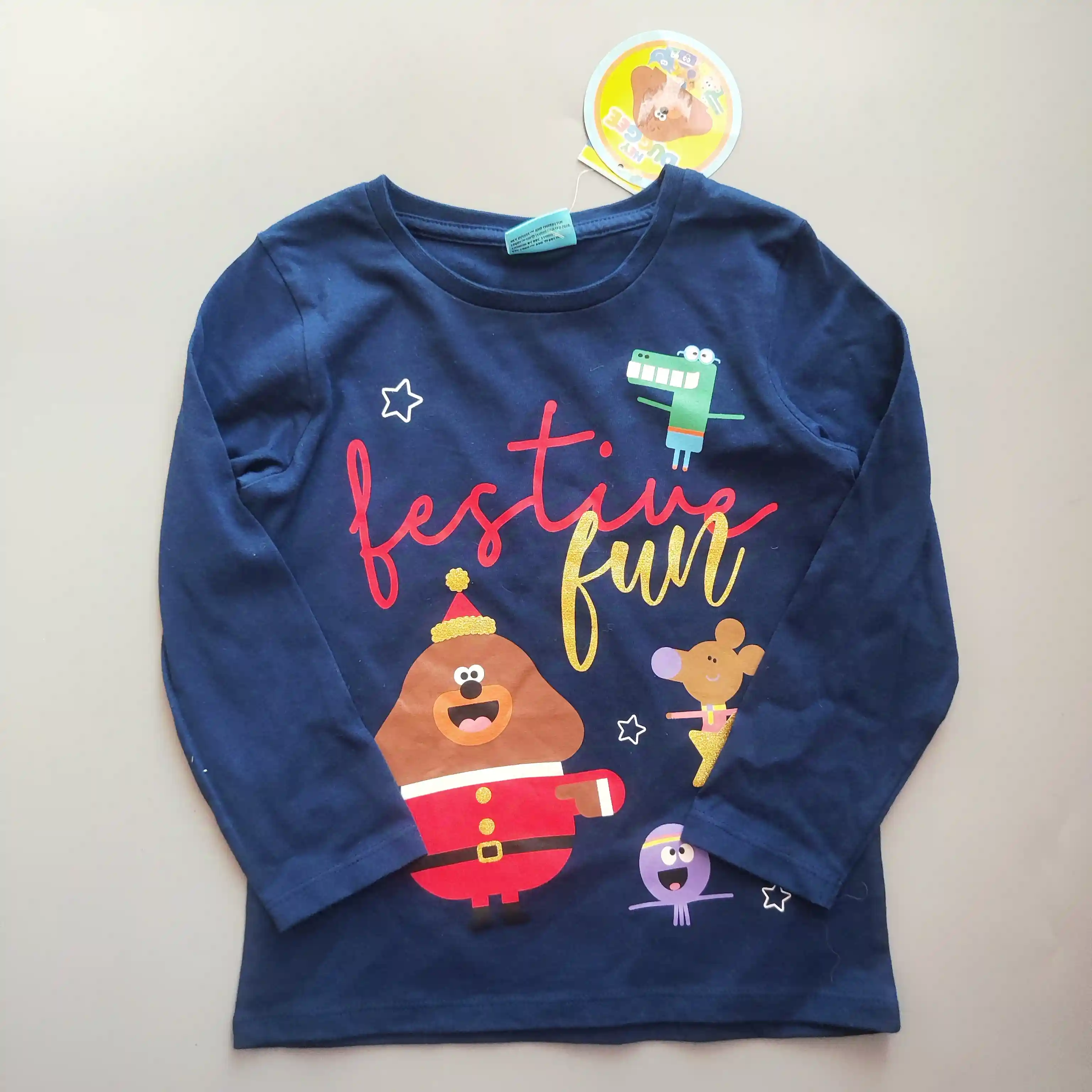 Tričko Matalan vel. 104 modré Hey Duggee