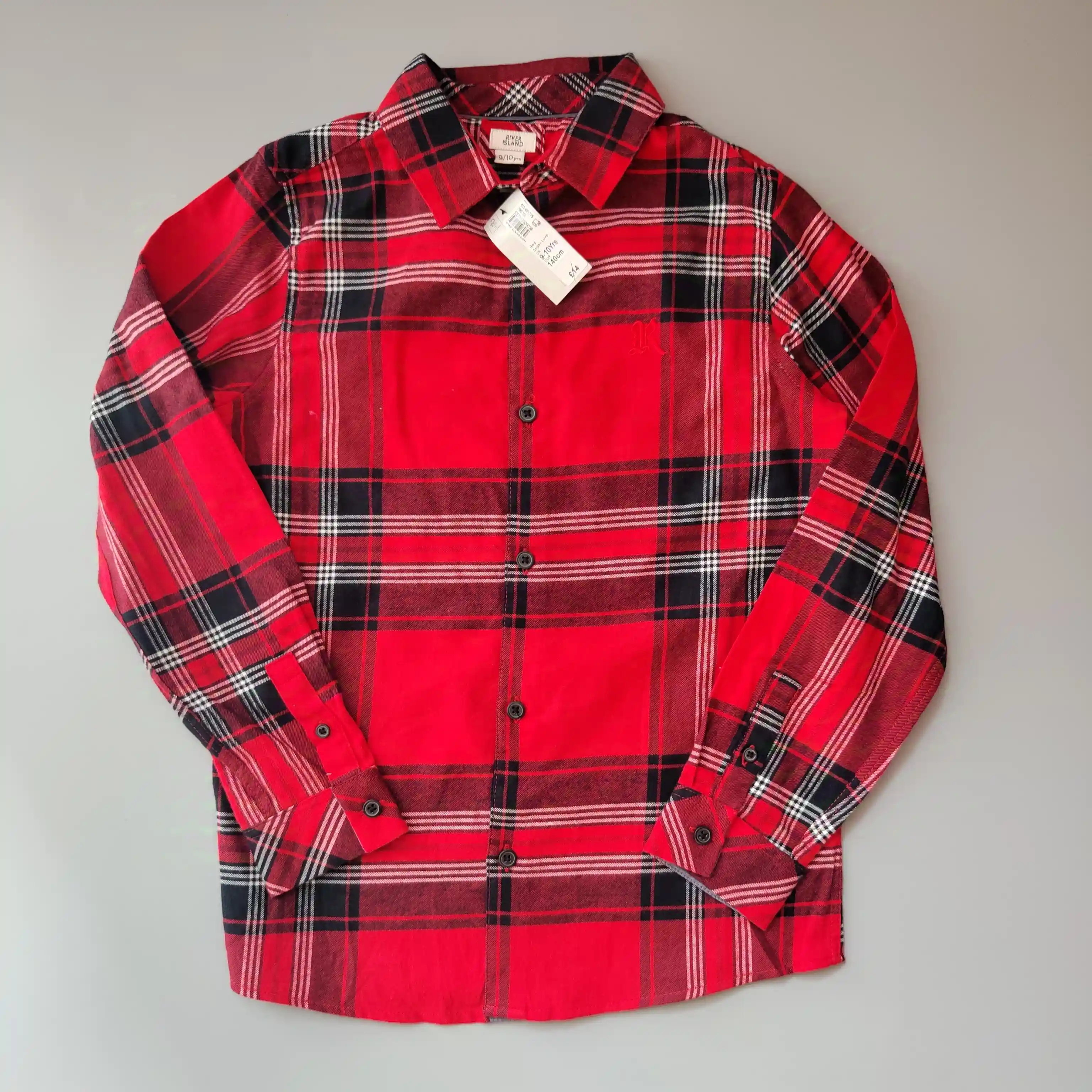 Košile River Island vel. 140 červená