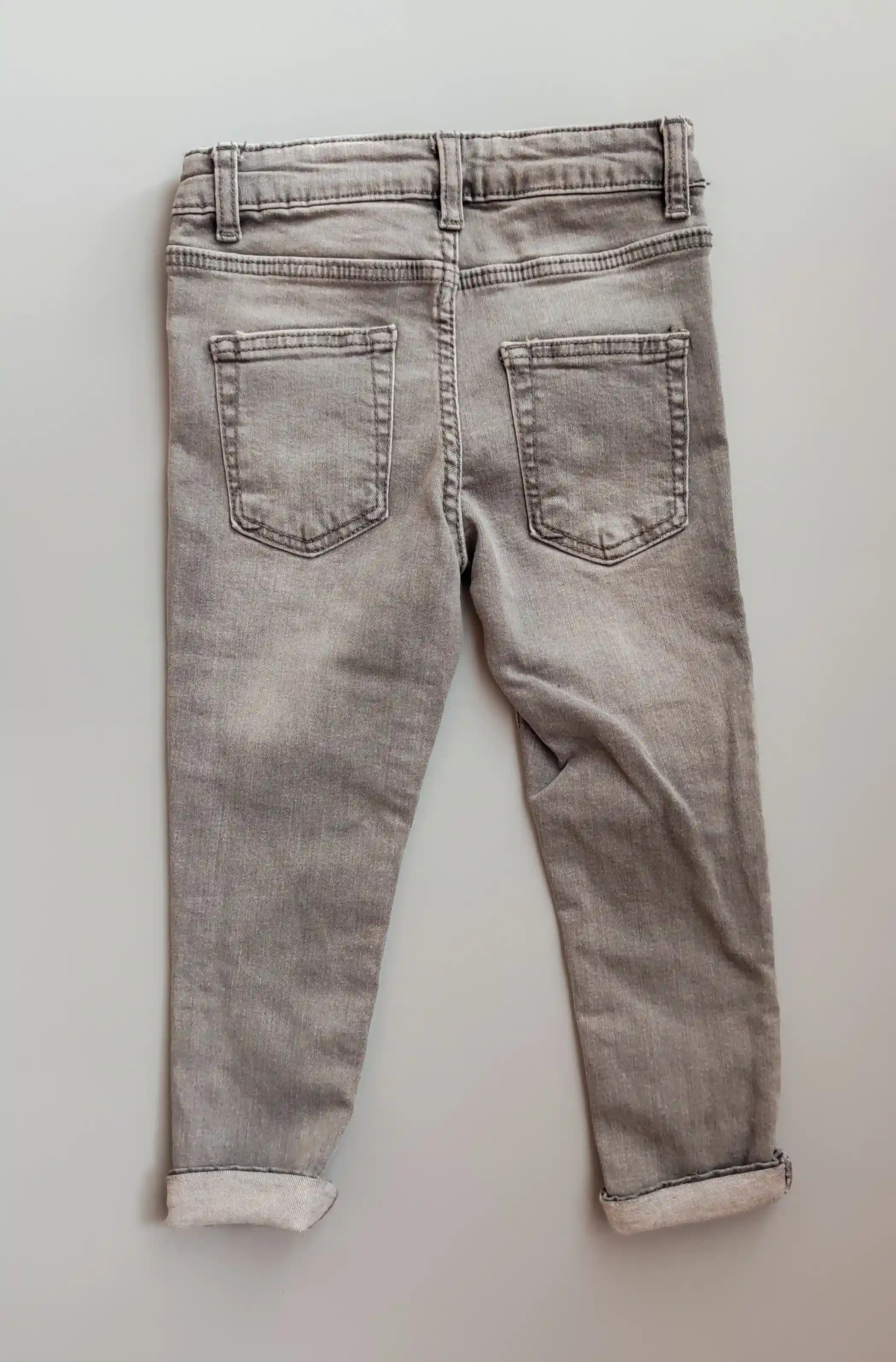 Šedé skinny džíny Denim co. Vel. 104