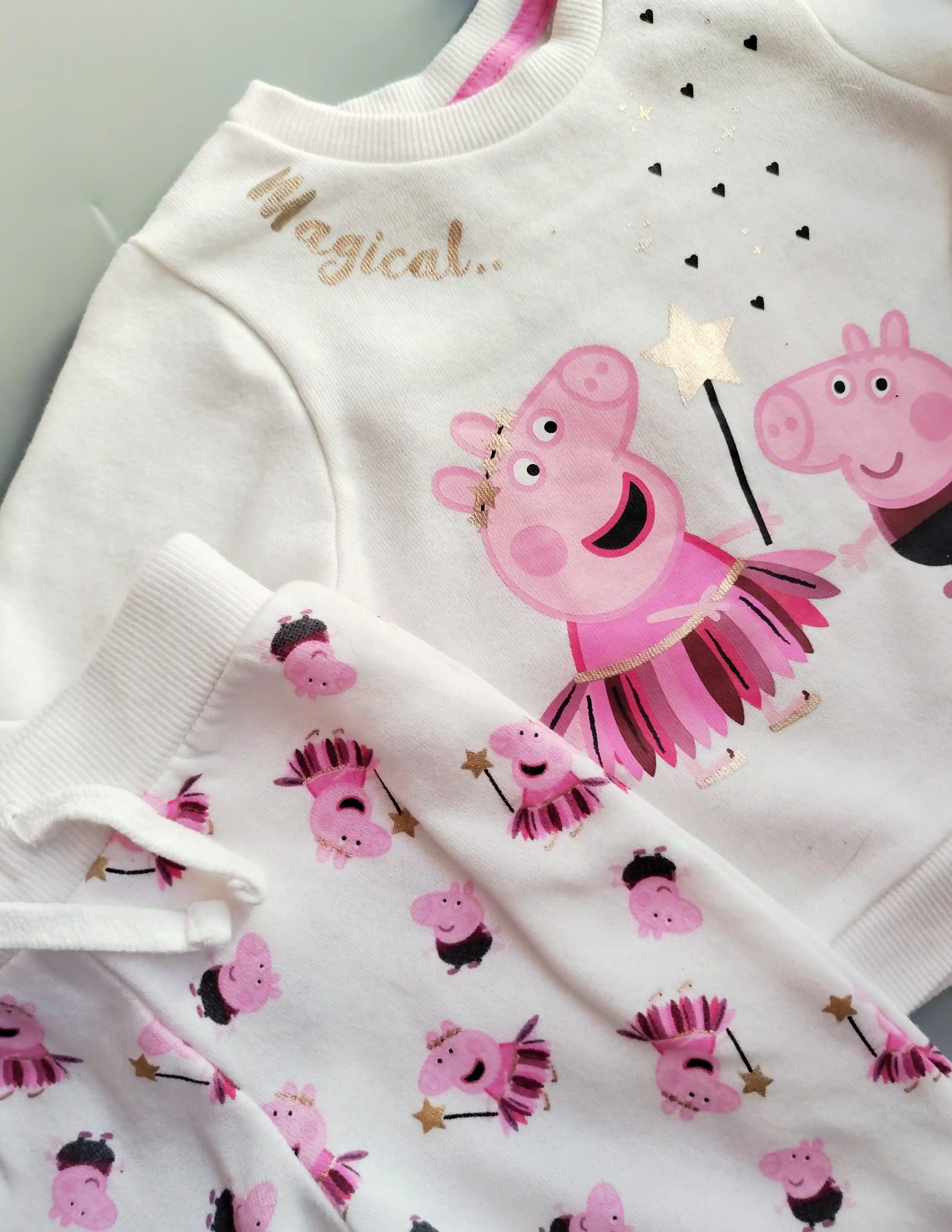 Souprava mikiny a tepláků Peppa Pig vel. 80