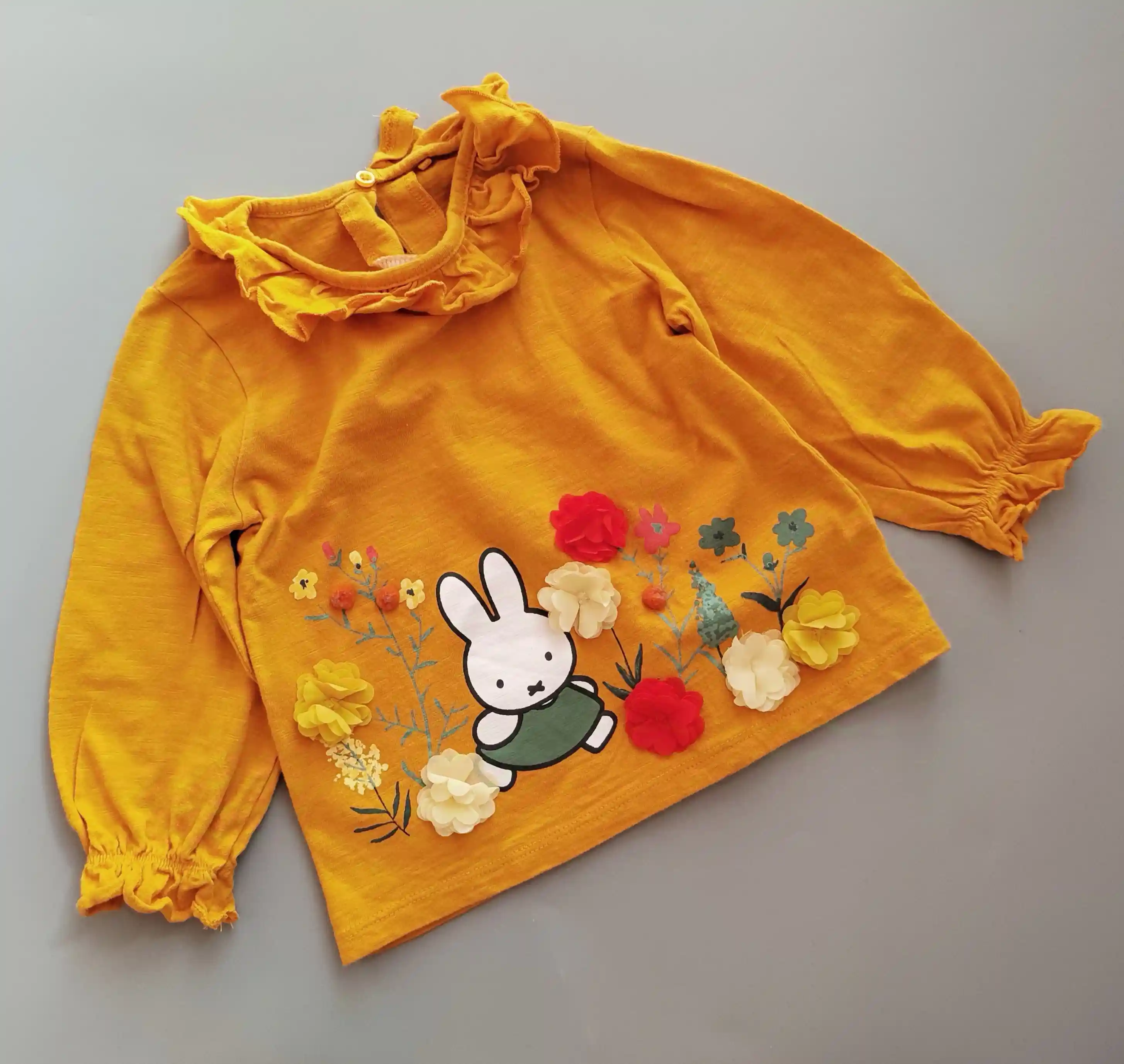 Tričko Next vel. 92 Miffy hořčicové