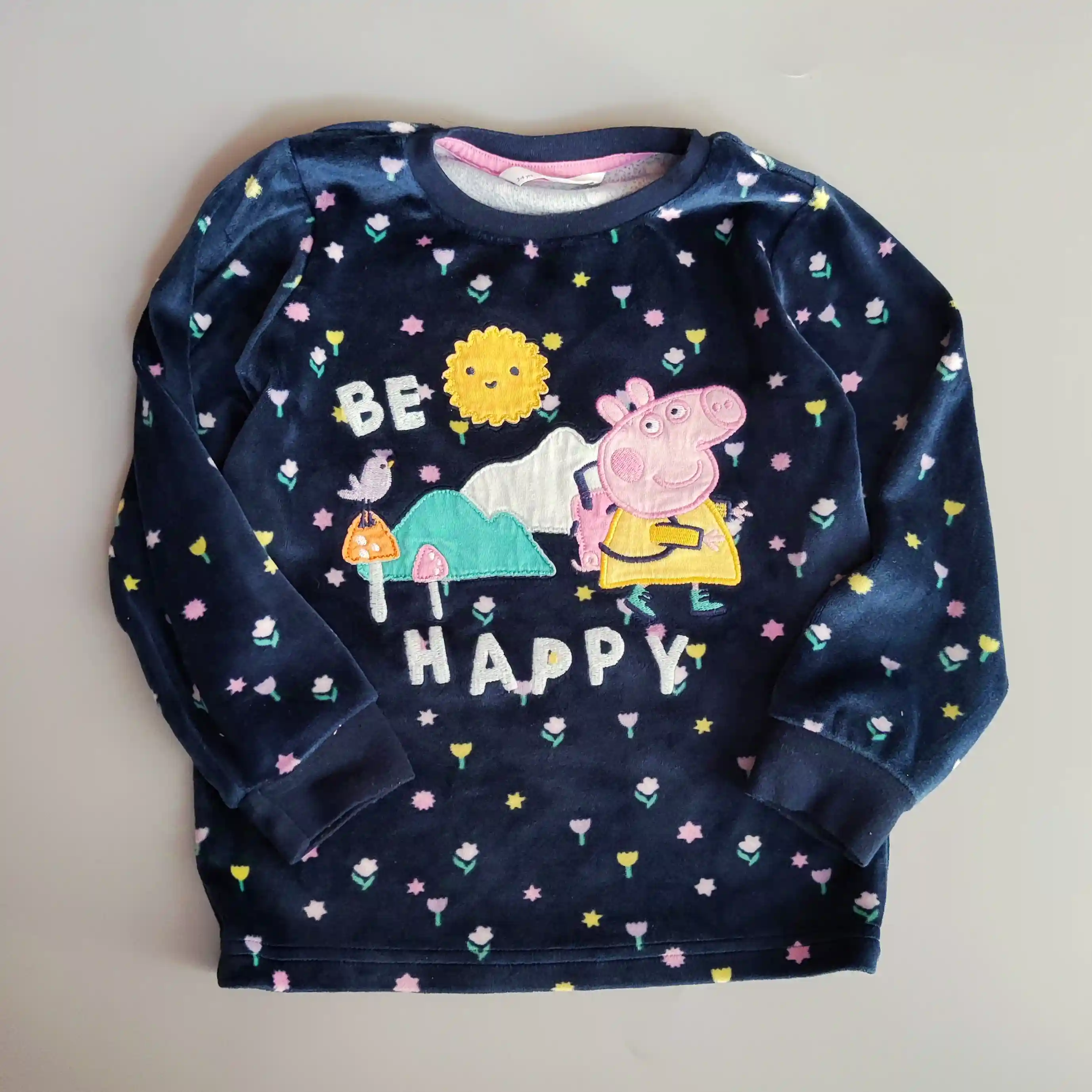 Mikroplyšové pyžamové tričko M&S vel. 104 Peppa Pig