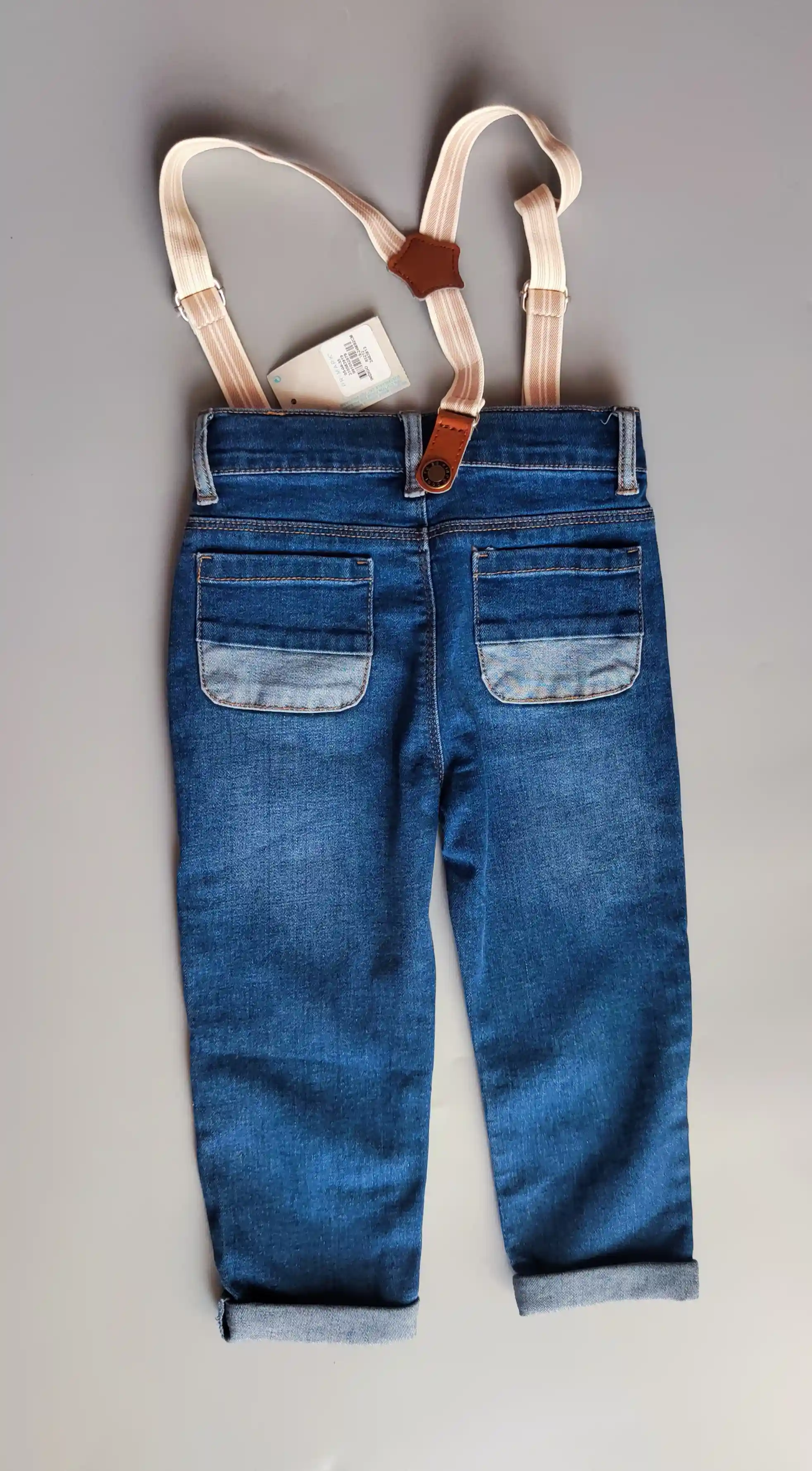 Džíny s kšandami Primark vel. 92