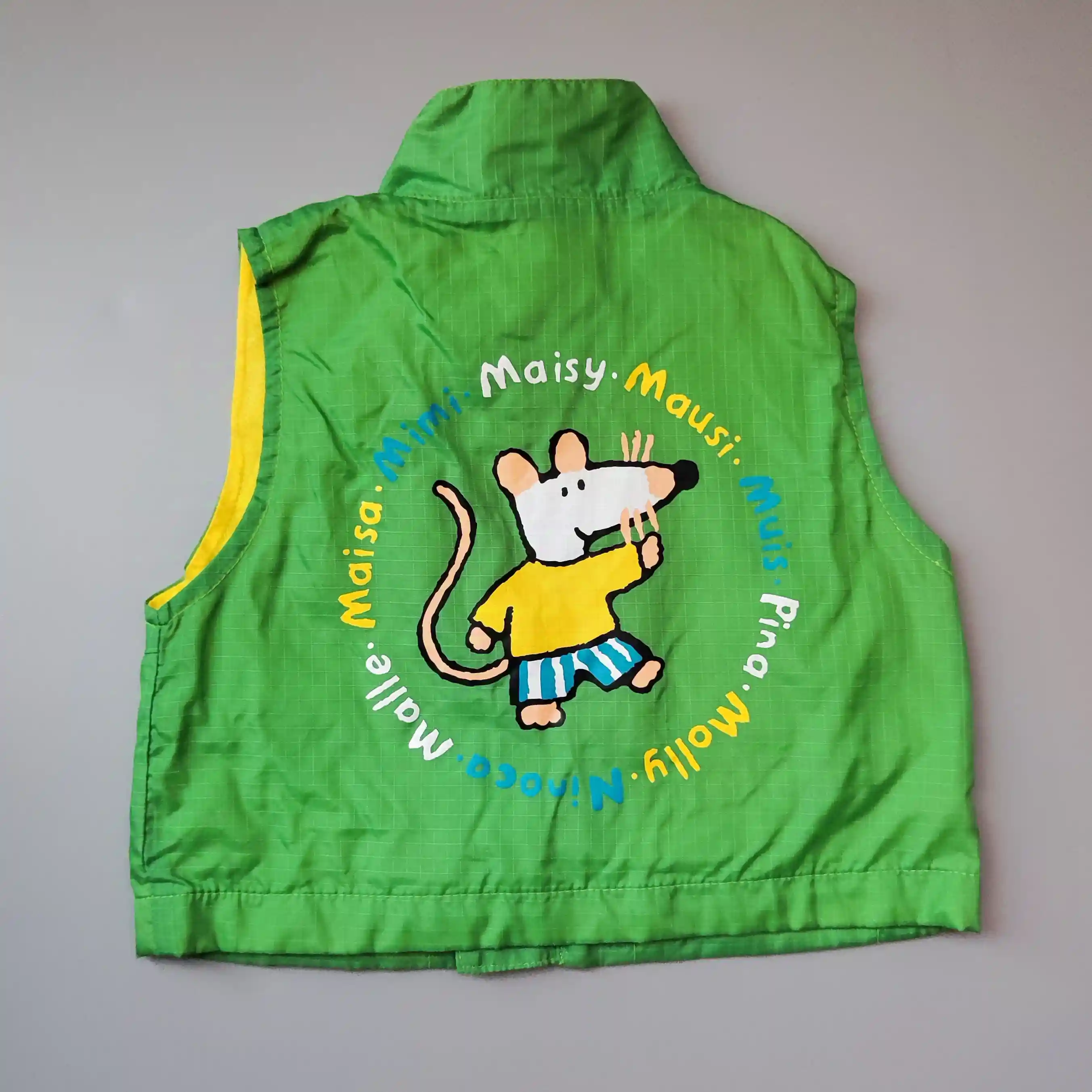 Vesta H&M vel. 68 zelená s myšákem