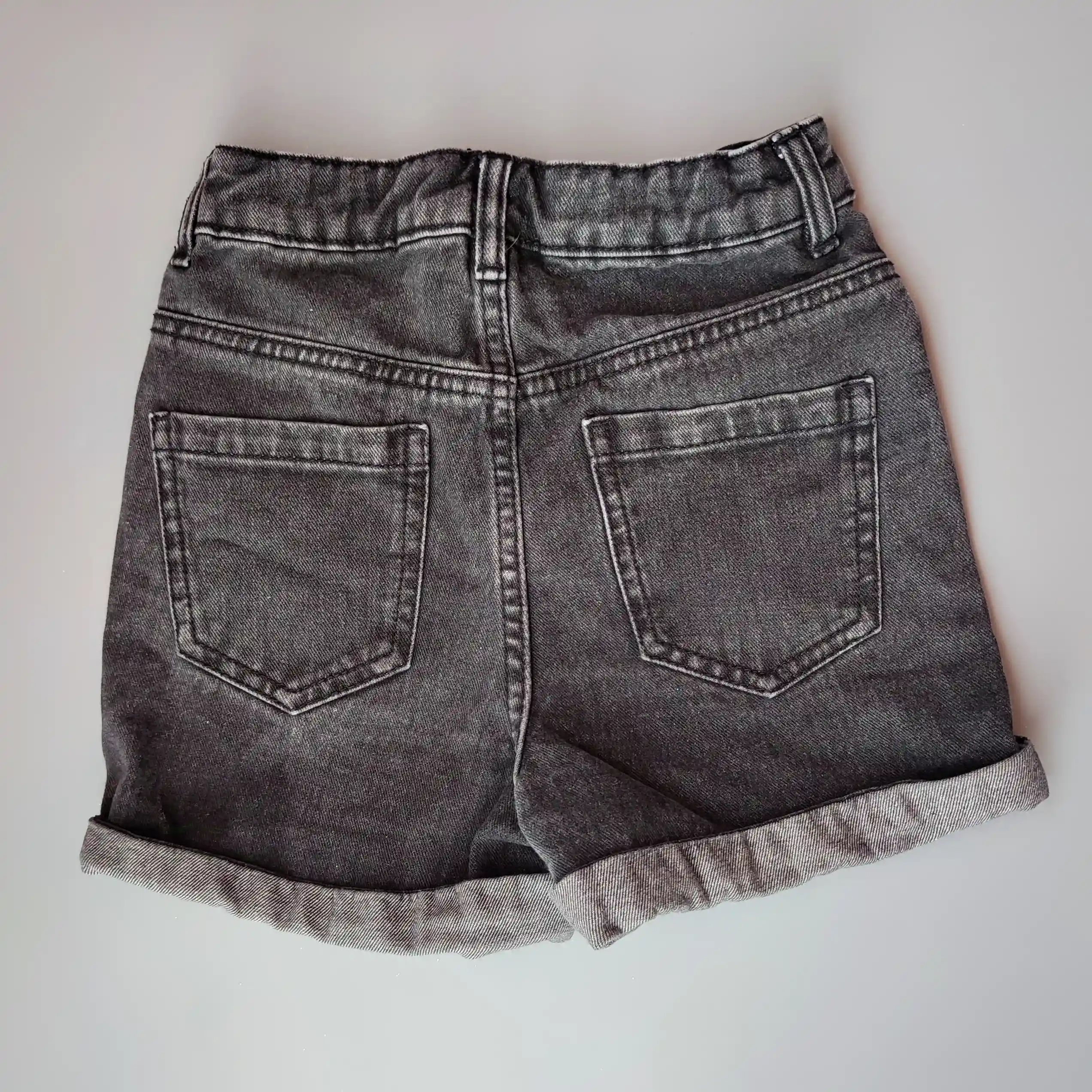 Džínové kraťasy George vel. 134 tmavě šedé