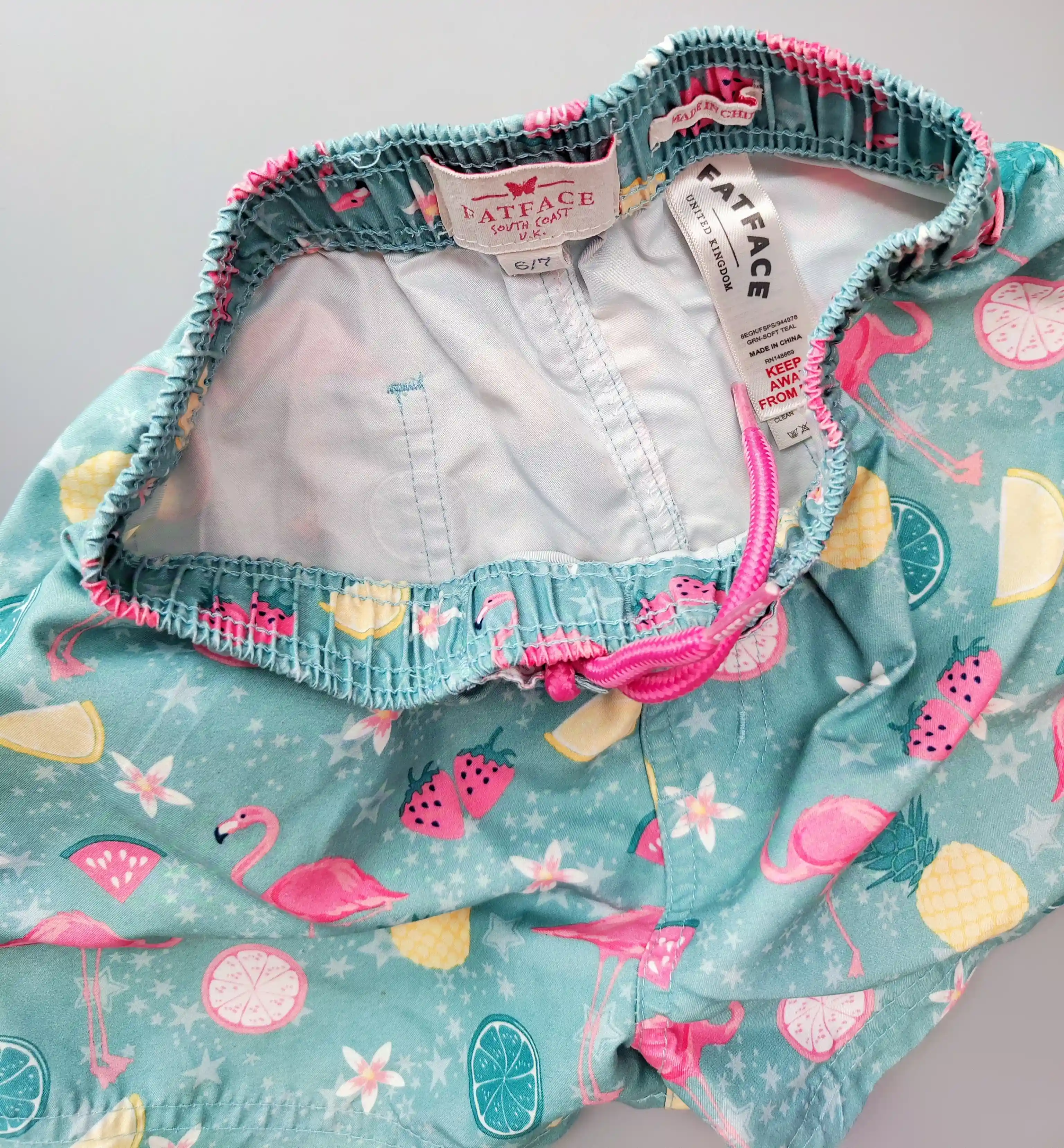 Kraťasy Fatface vel. 122 zelené tropické