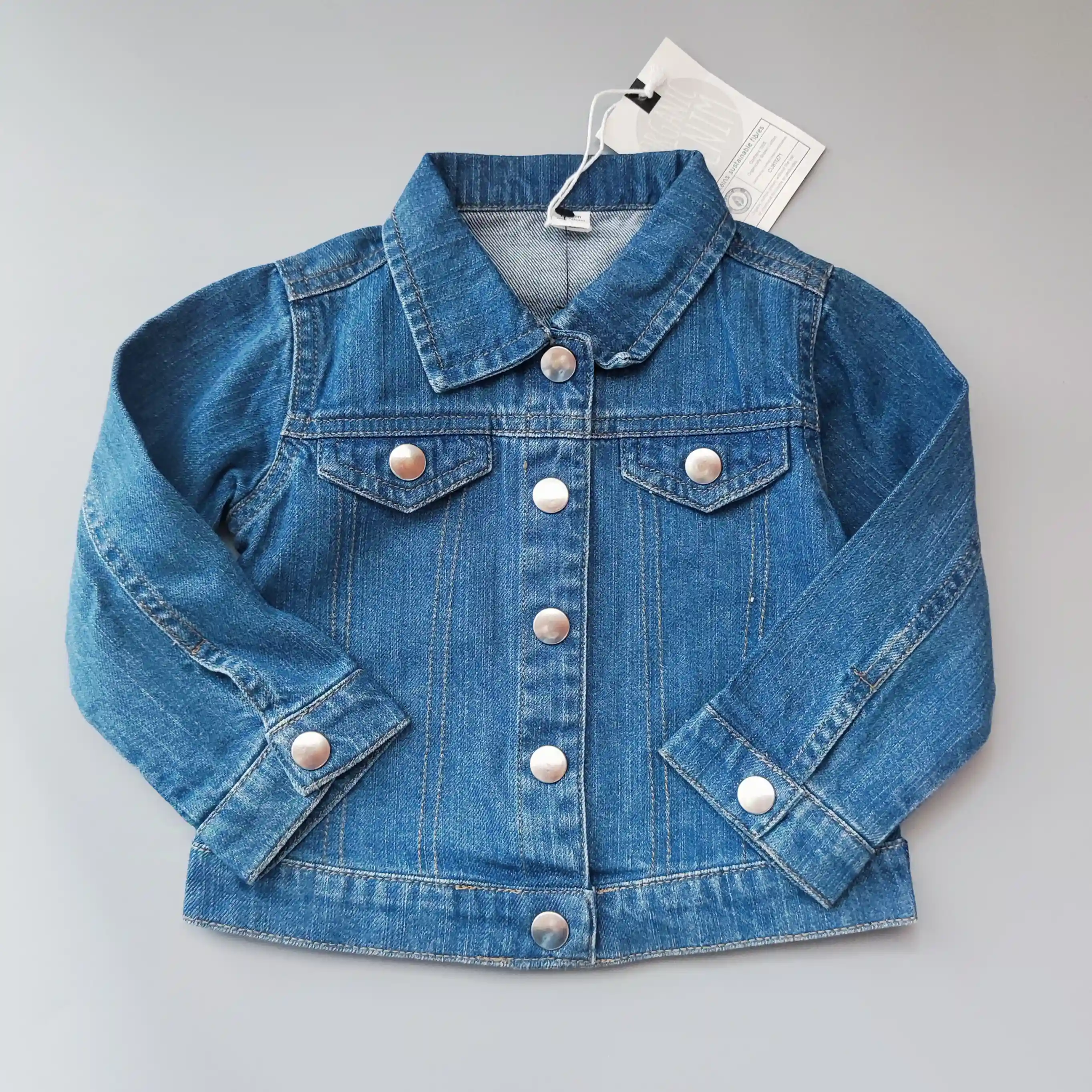 Džínová bunda Baby Bugz vel. 6- 12 měs