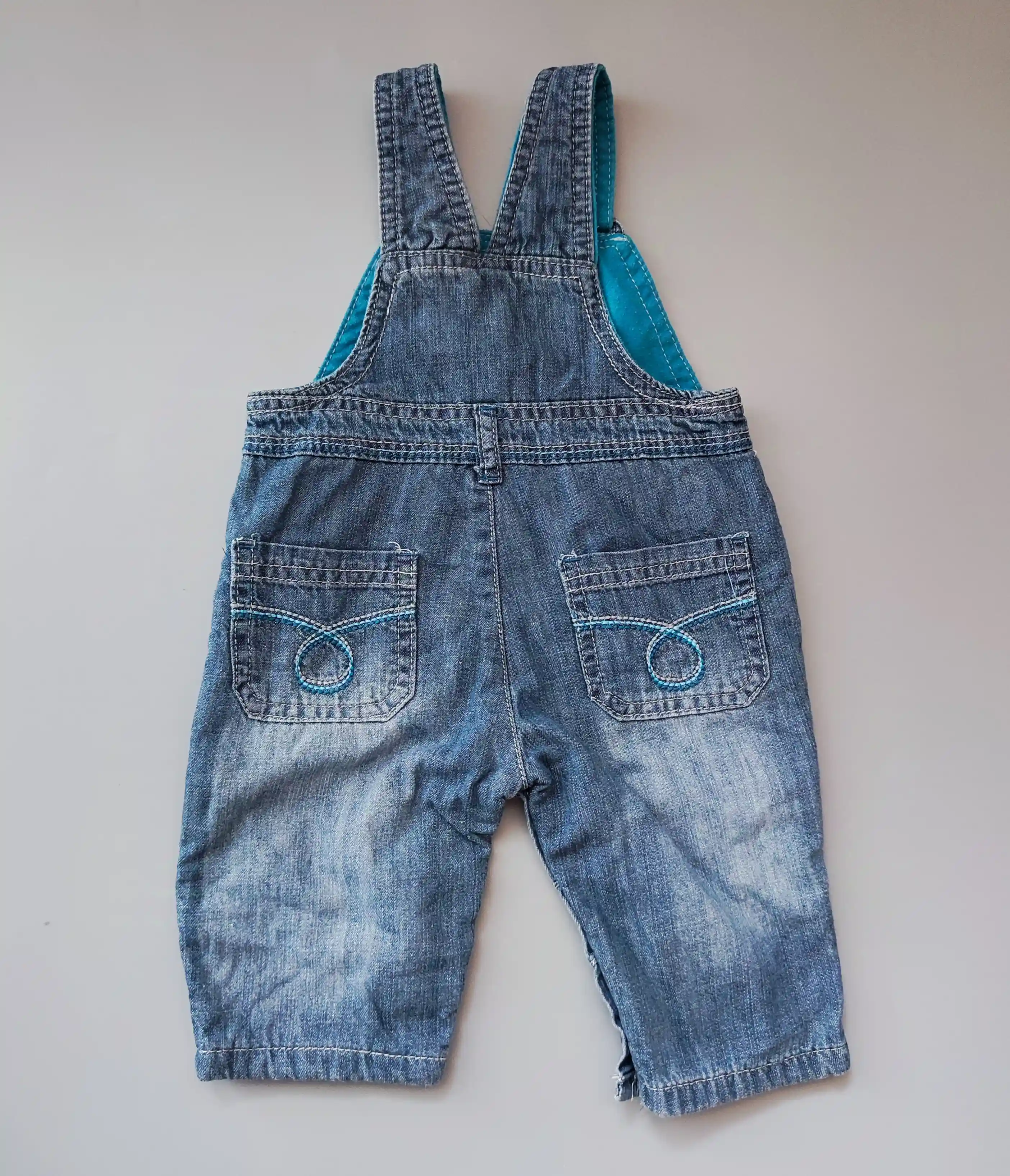 Podšité džínové lacláče Disney vel. 62 modré tygřík