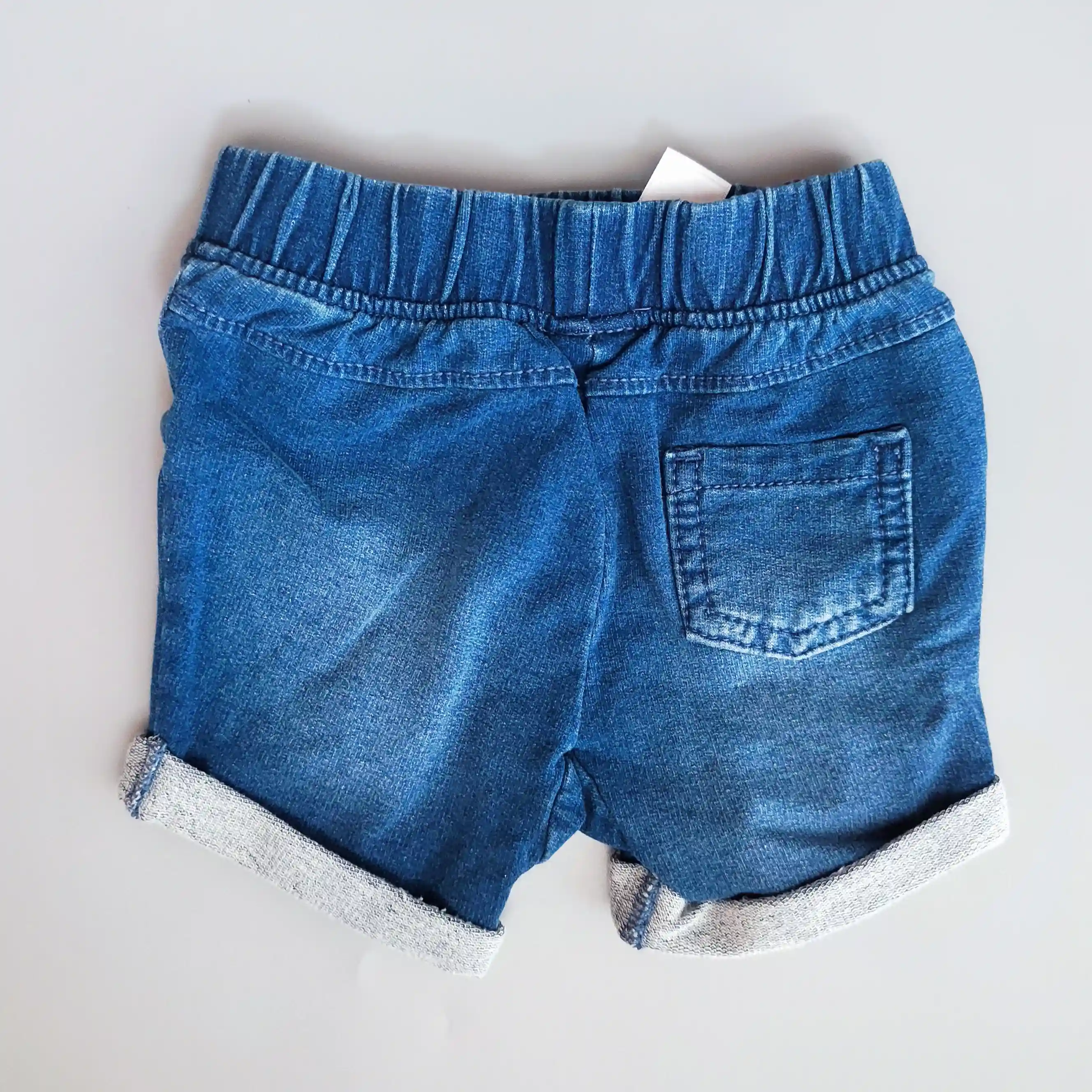 Teplákové džínové kraťasy Tu vel. 62 modré