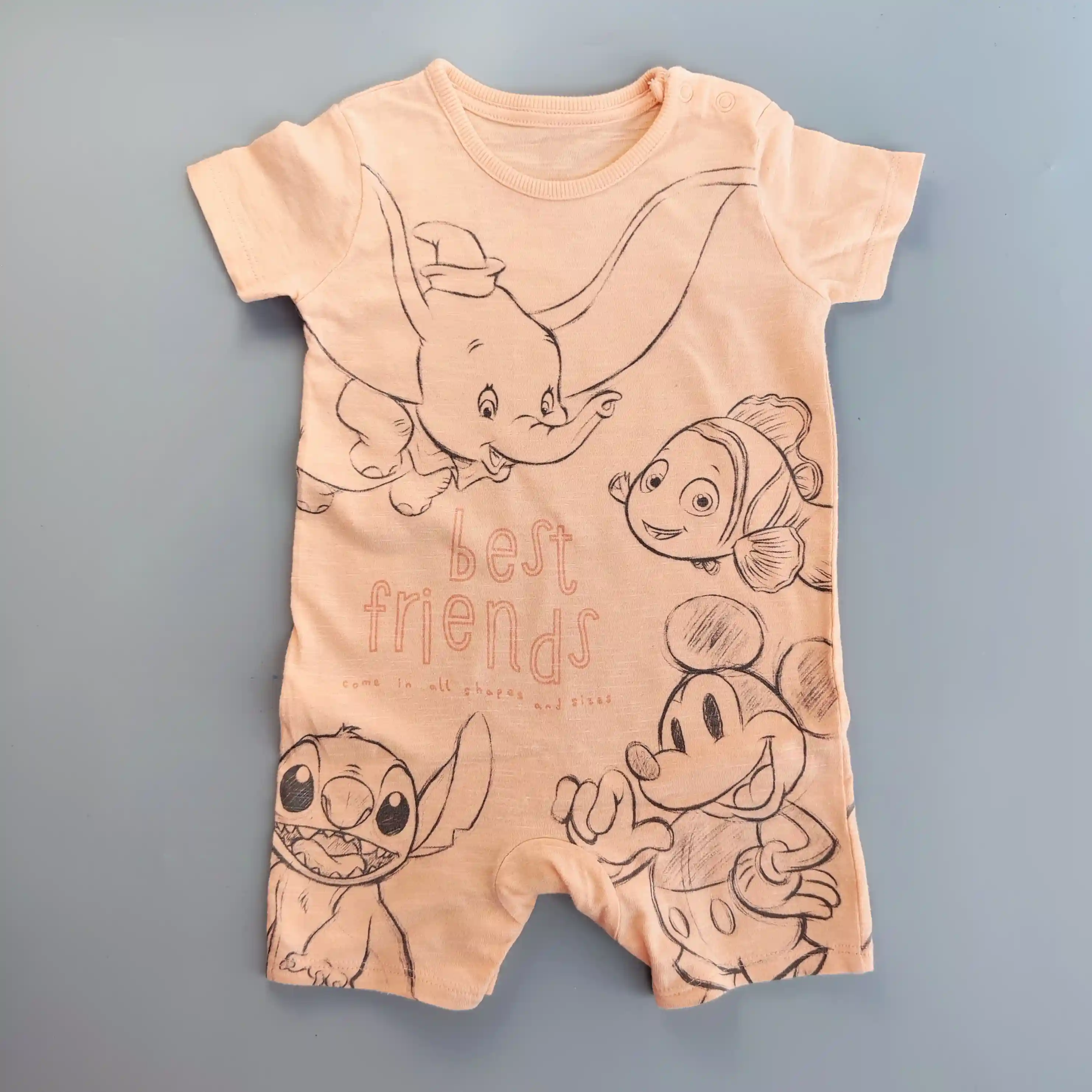 Letní overal George Disney vel. 74 oranžový