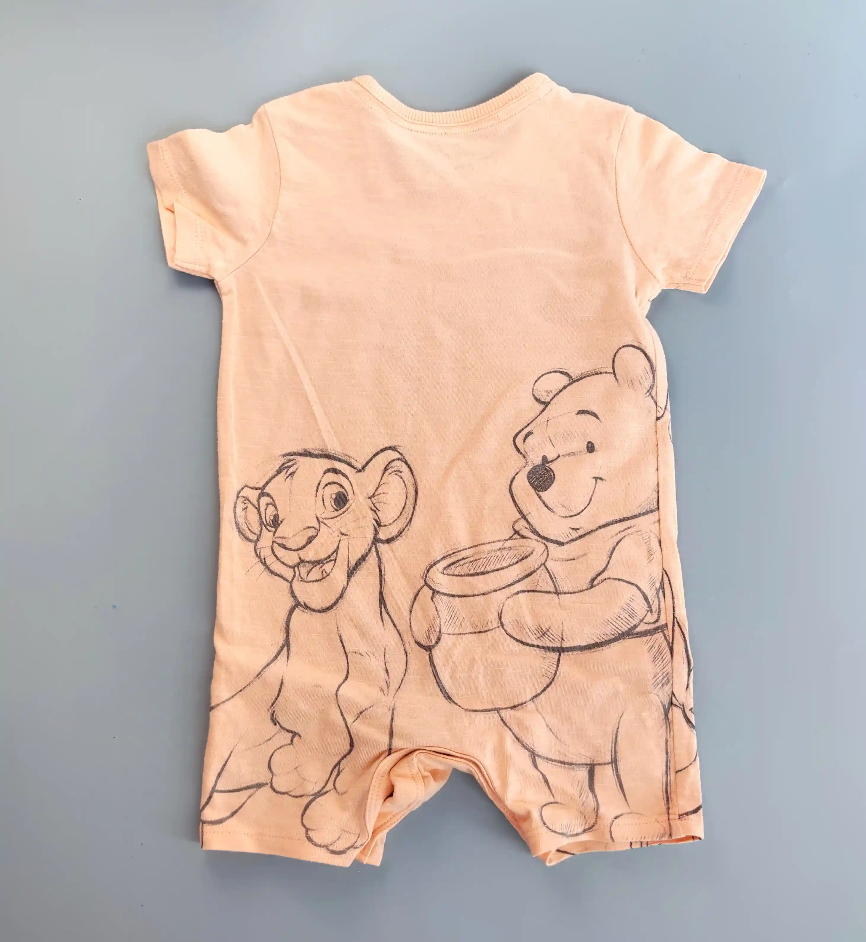 Letní overal George Disney vel. 74 oranžový