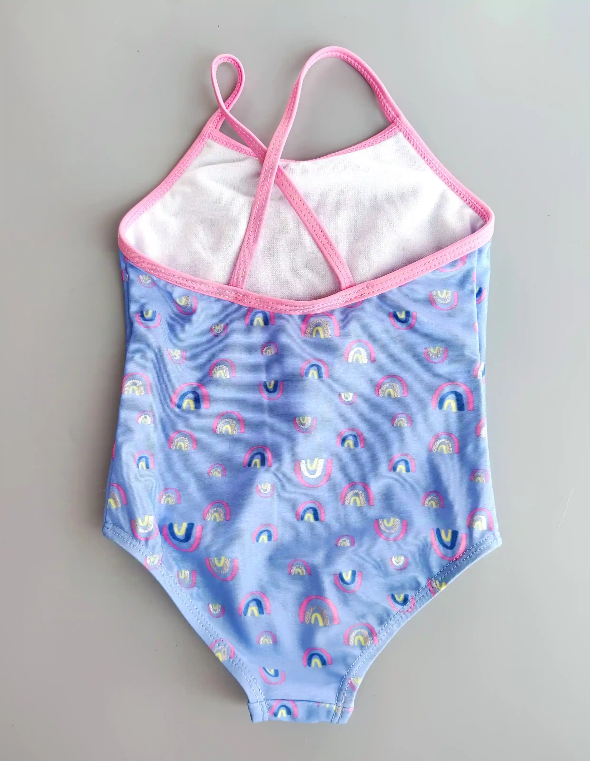 Plavky modré s duhami vel. odhad 6 měs