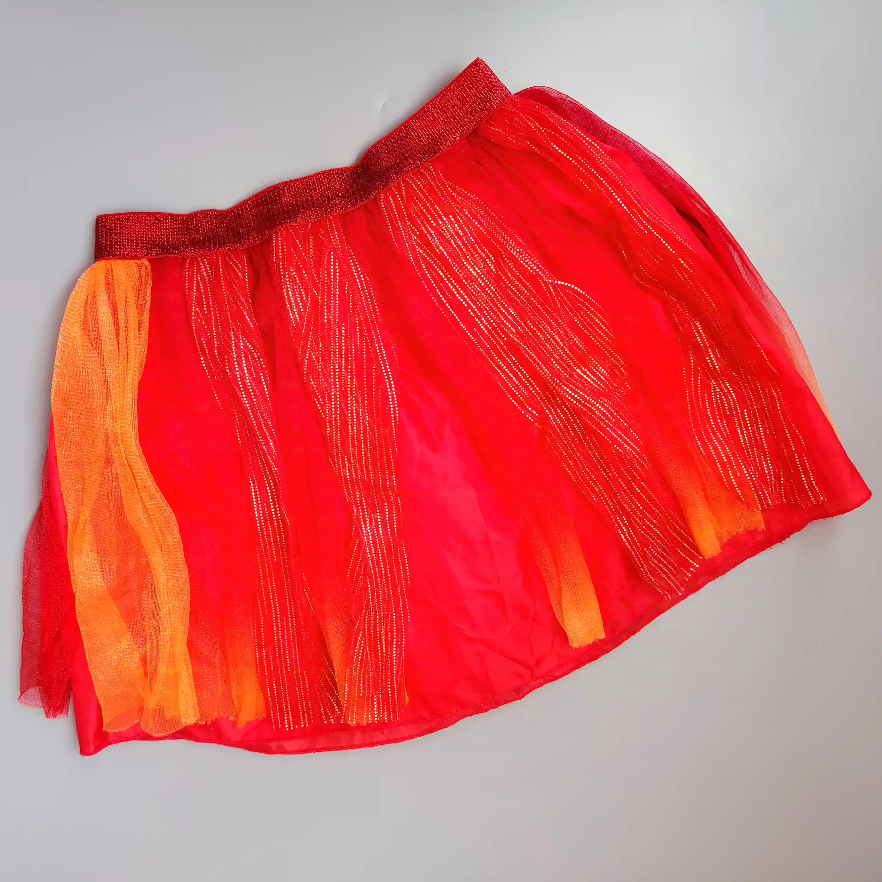 Tylová sukně George vel. S červená