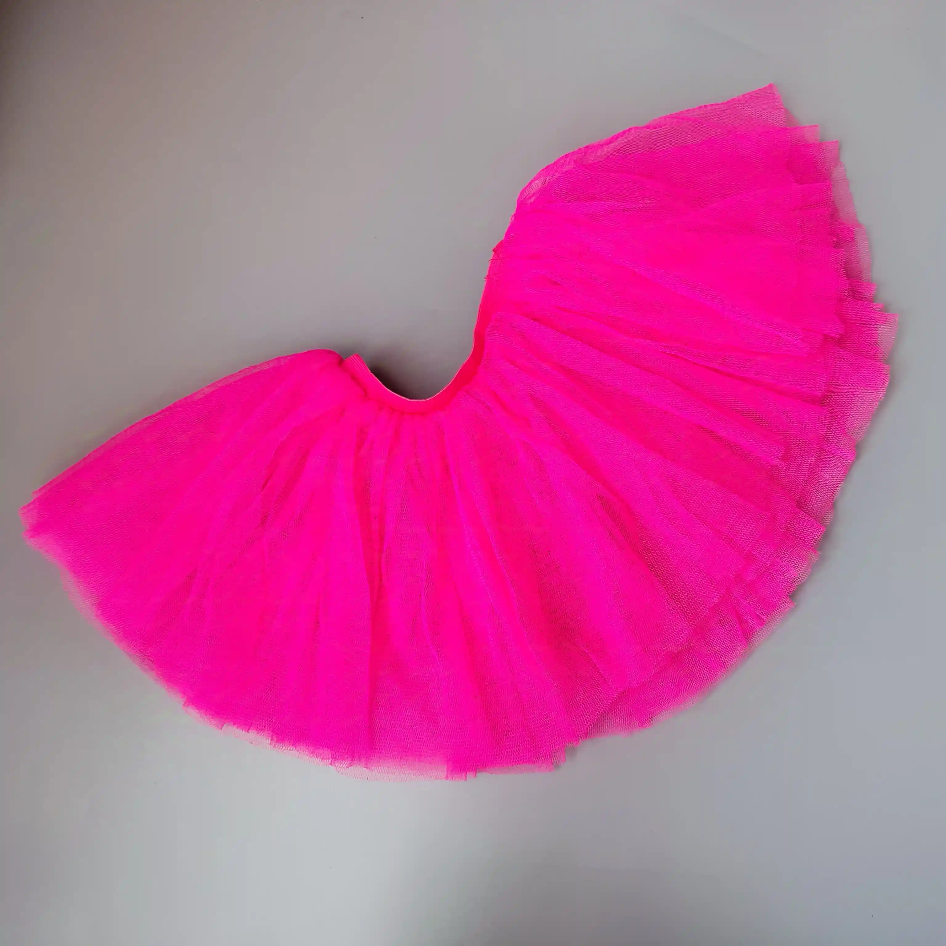 Růžová tylová sukně na kaneval