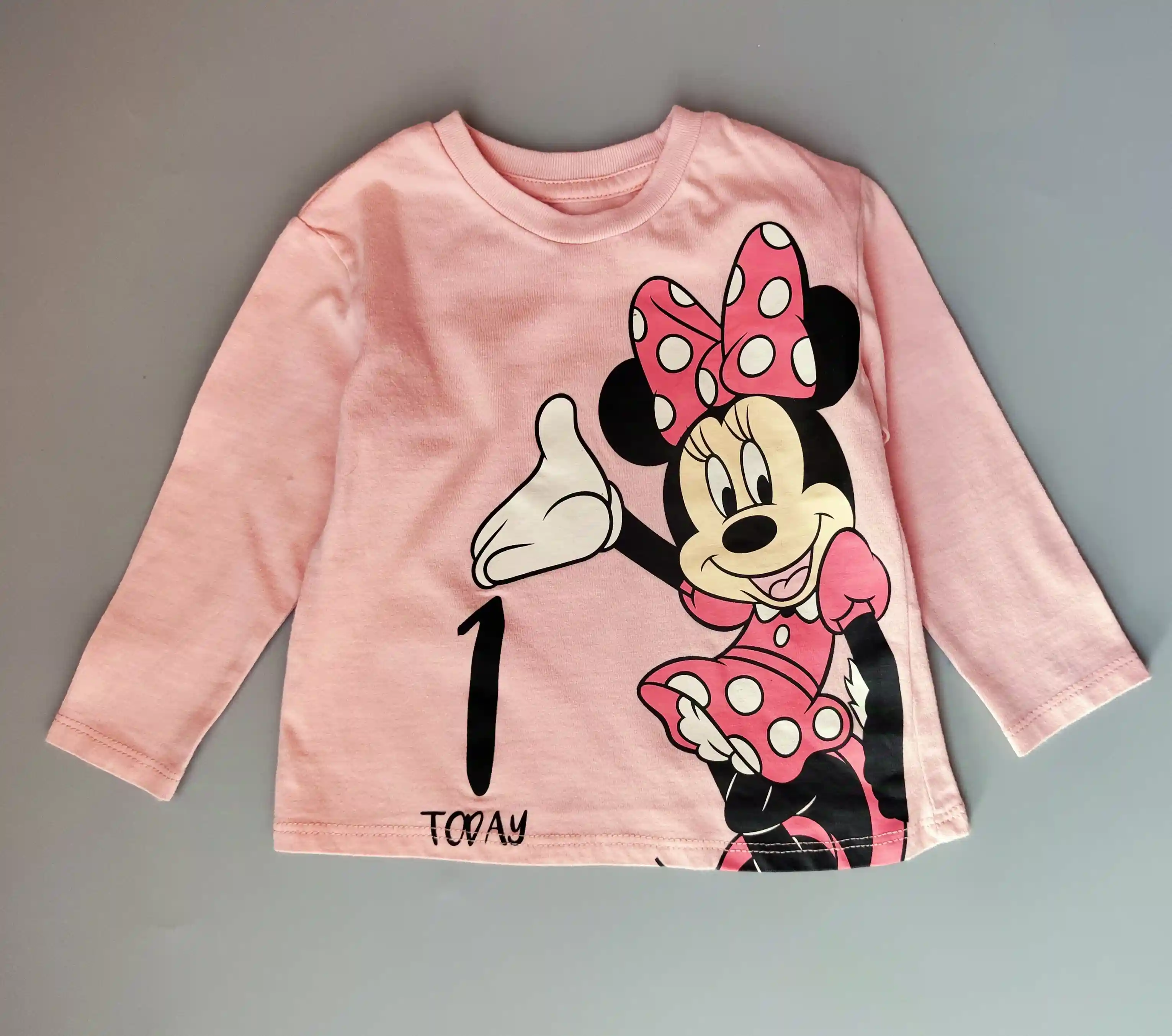 Tričko s Minnie 1 rok vel. 80 růžové