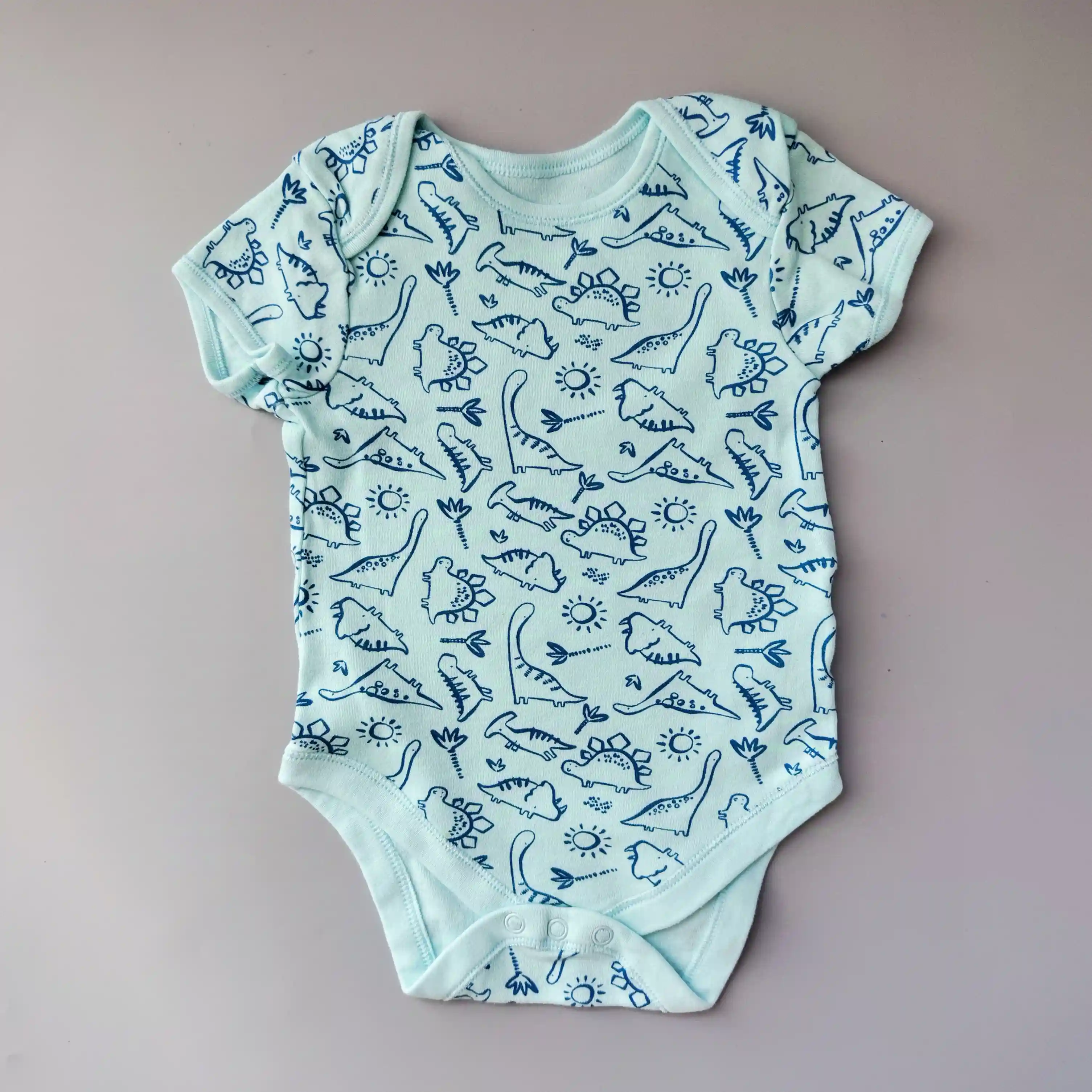 Body s dinosaury Primark vel. 86 tyrkysové
