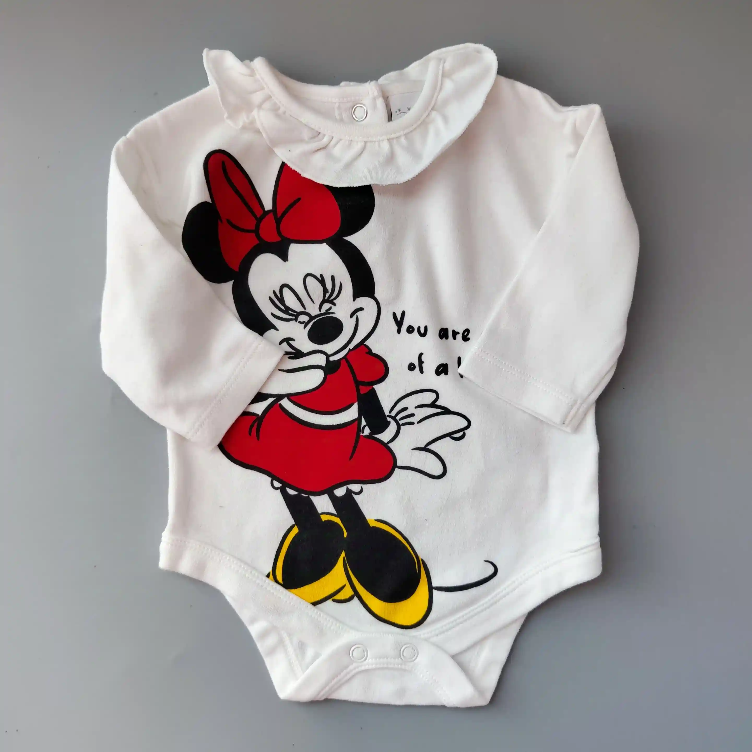 Body Disney vel. 62 bílé s Minnie