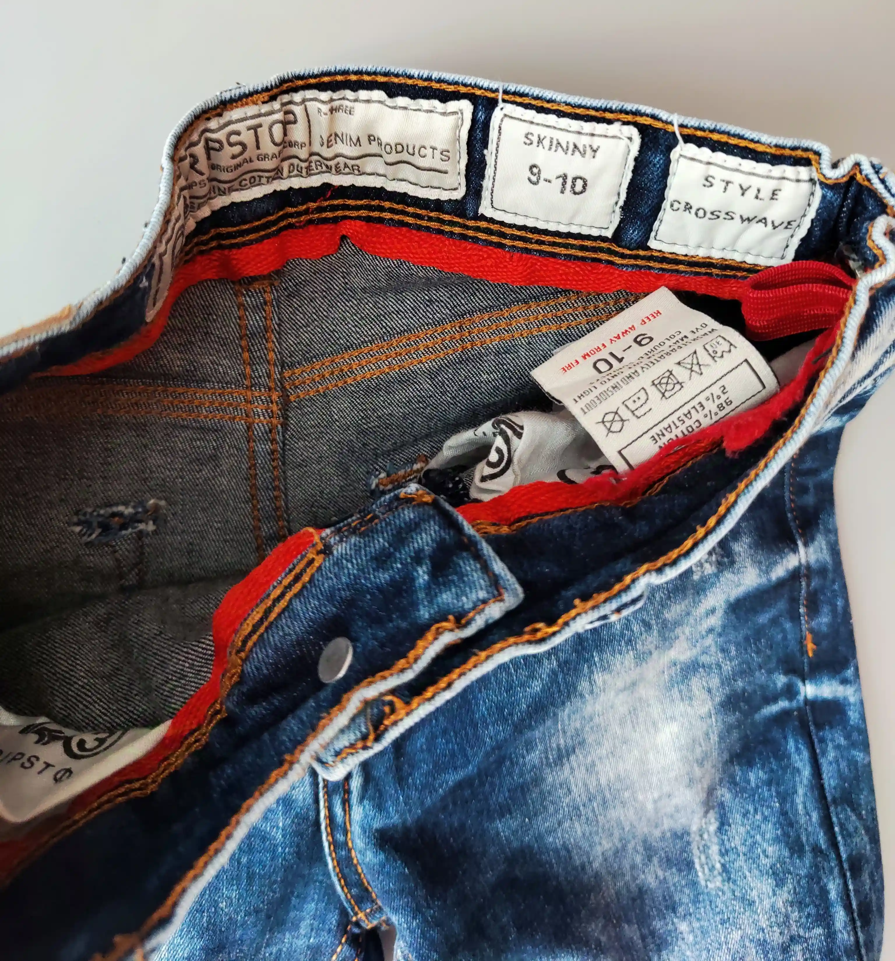 Džíny Ripstop vel. 140 tmavě modré 