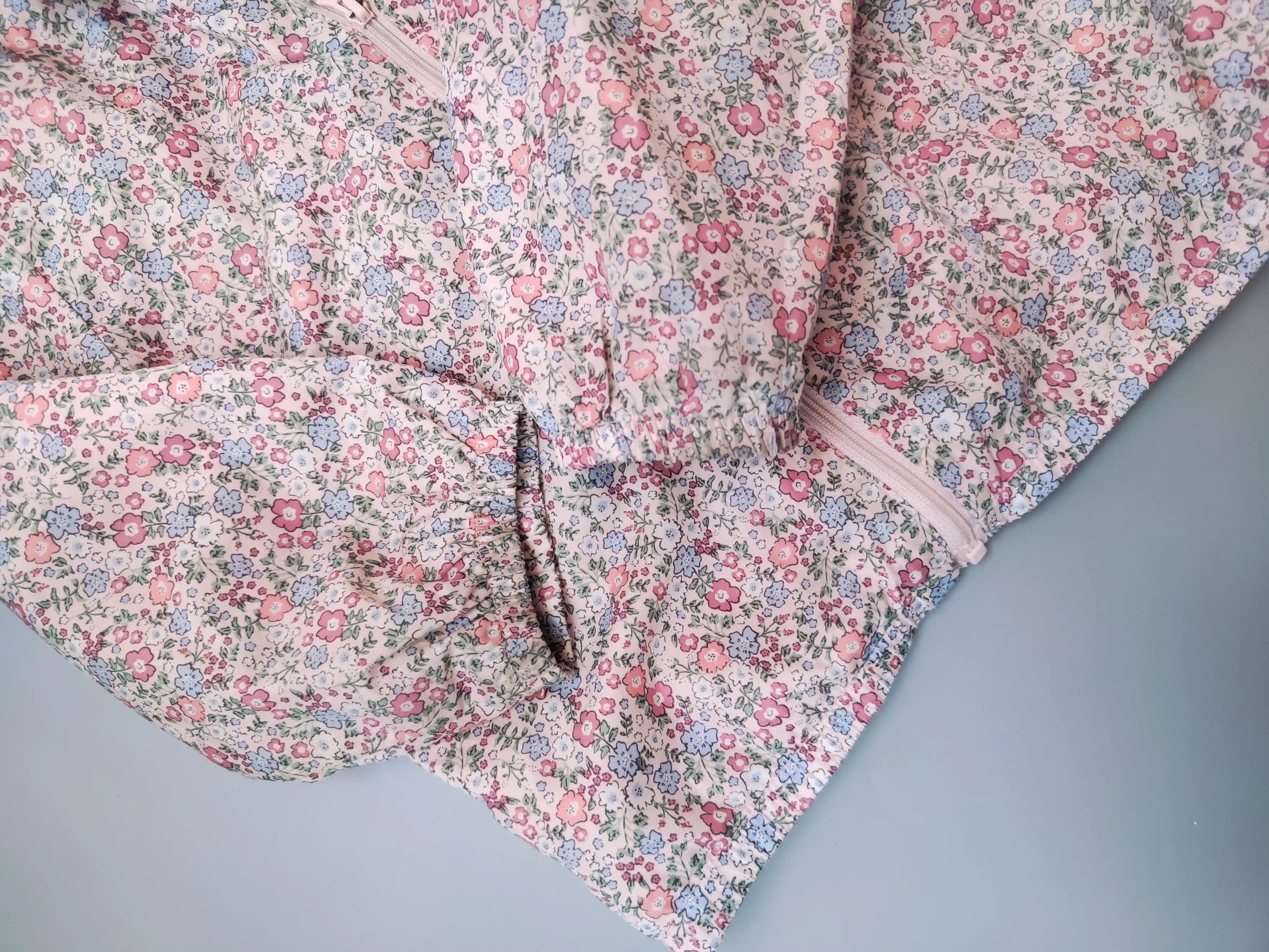 Lehká větrovka H&M vel. 92 růžová květovaná