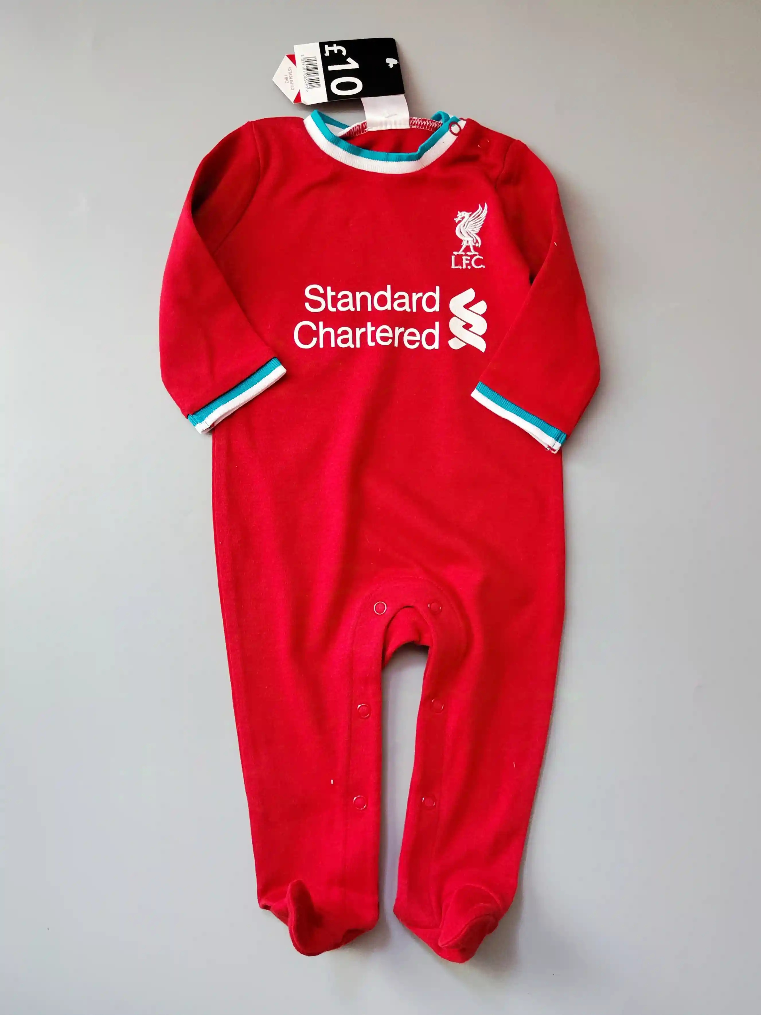 Fotbalový overal Liverpool vel. 68 červený
