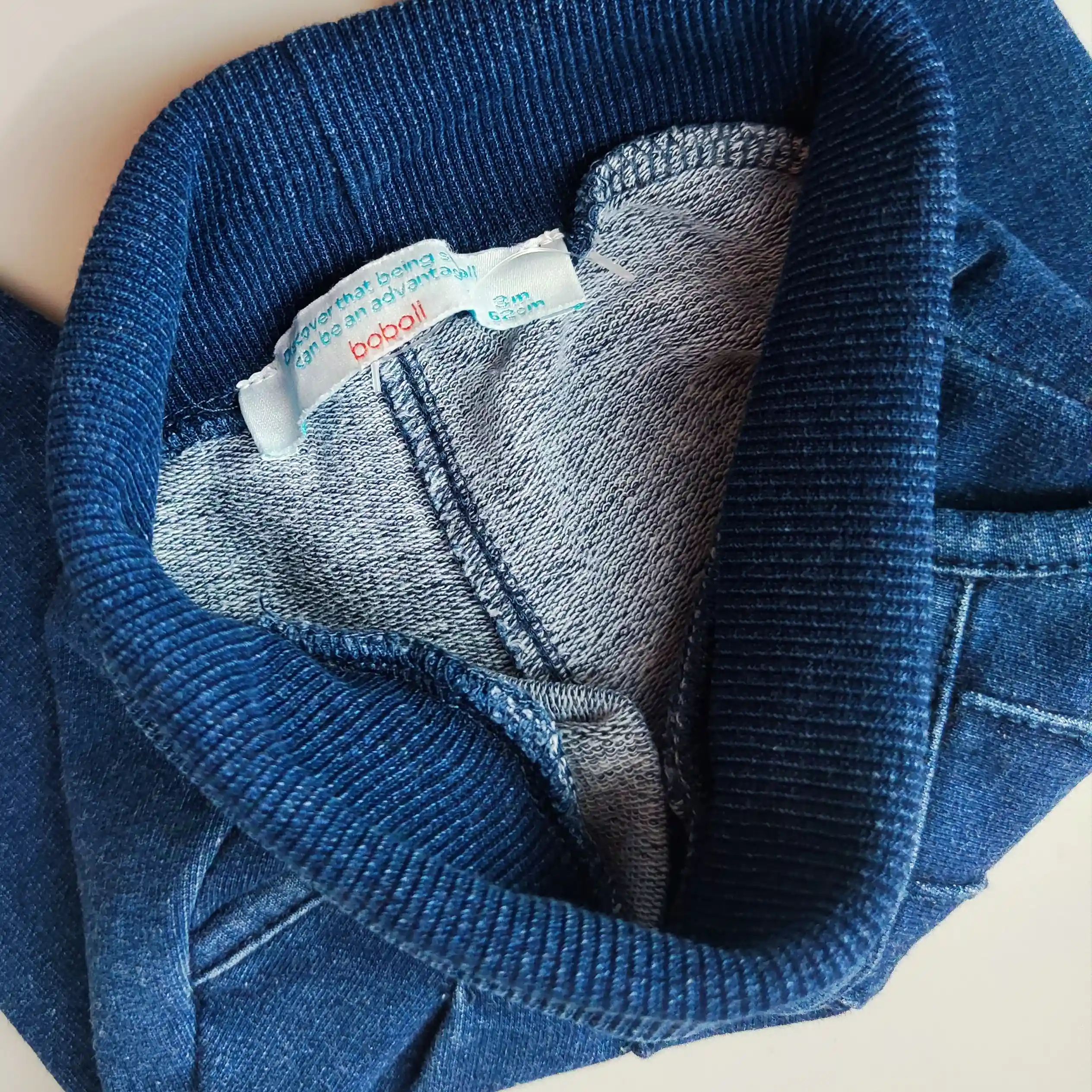 Džegíny Boboli vel. 62 tmavě modré 