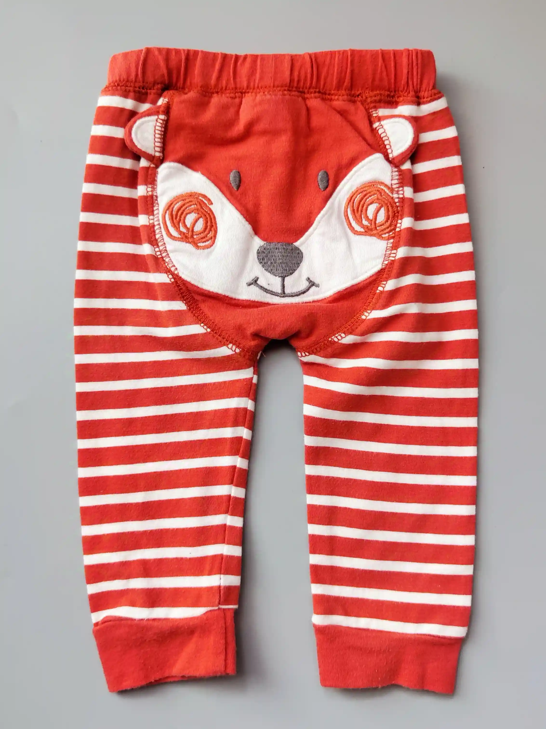Legíny Jojo Maman Bébé vel. 68 oranžové pruhované