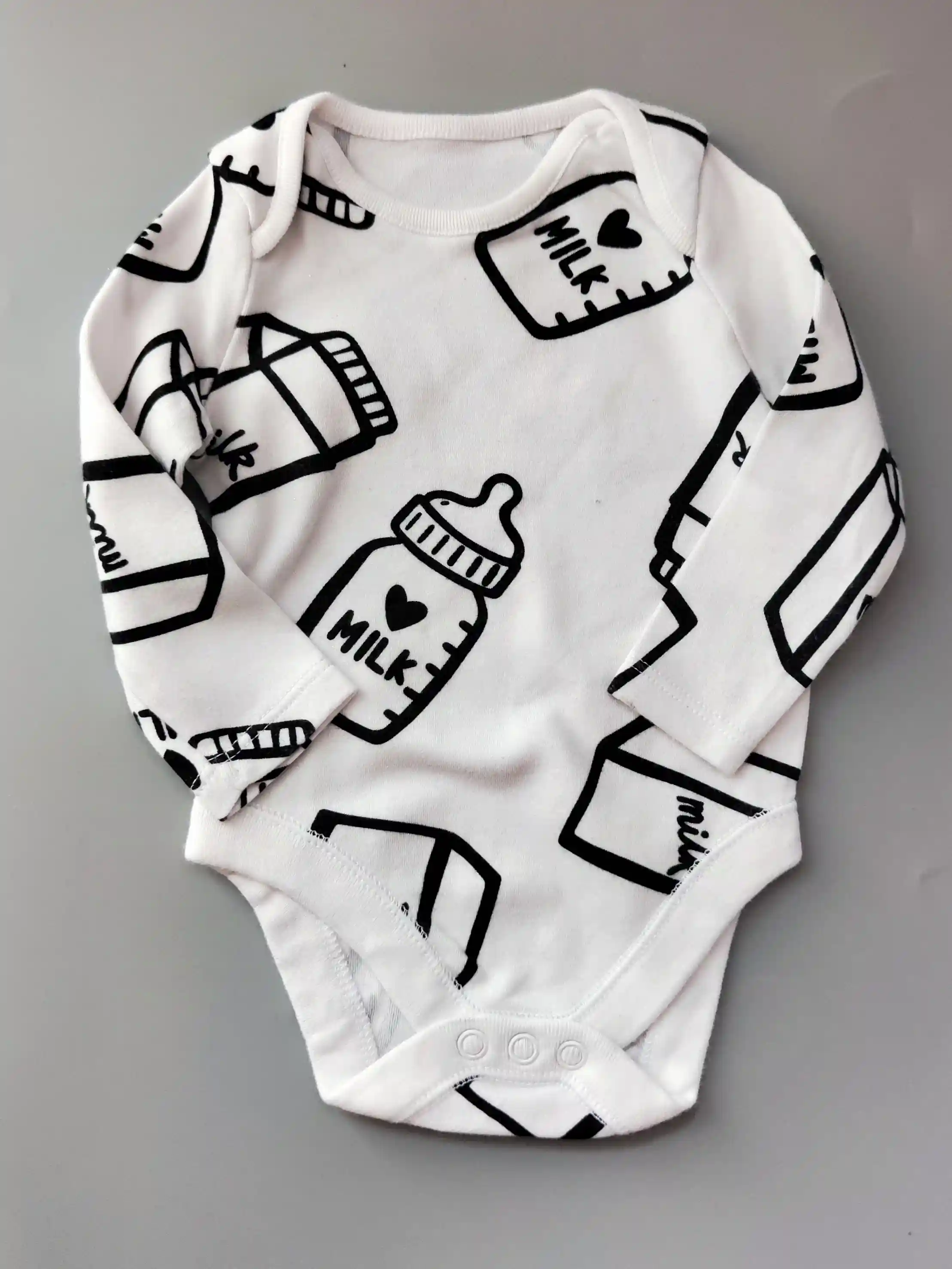 Body F&F vel. 62 bílé „Milk"