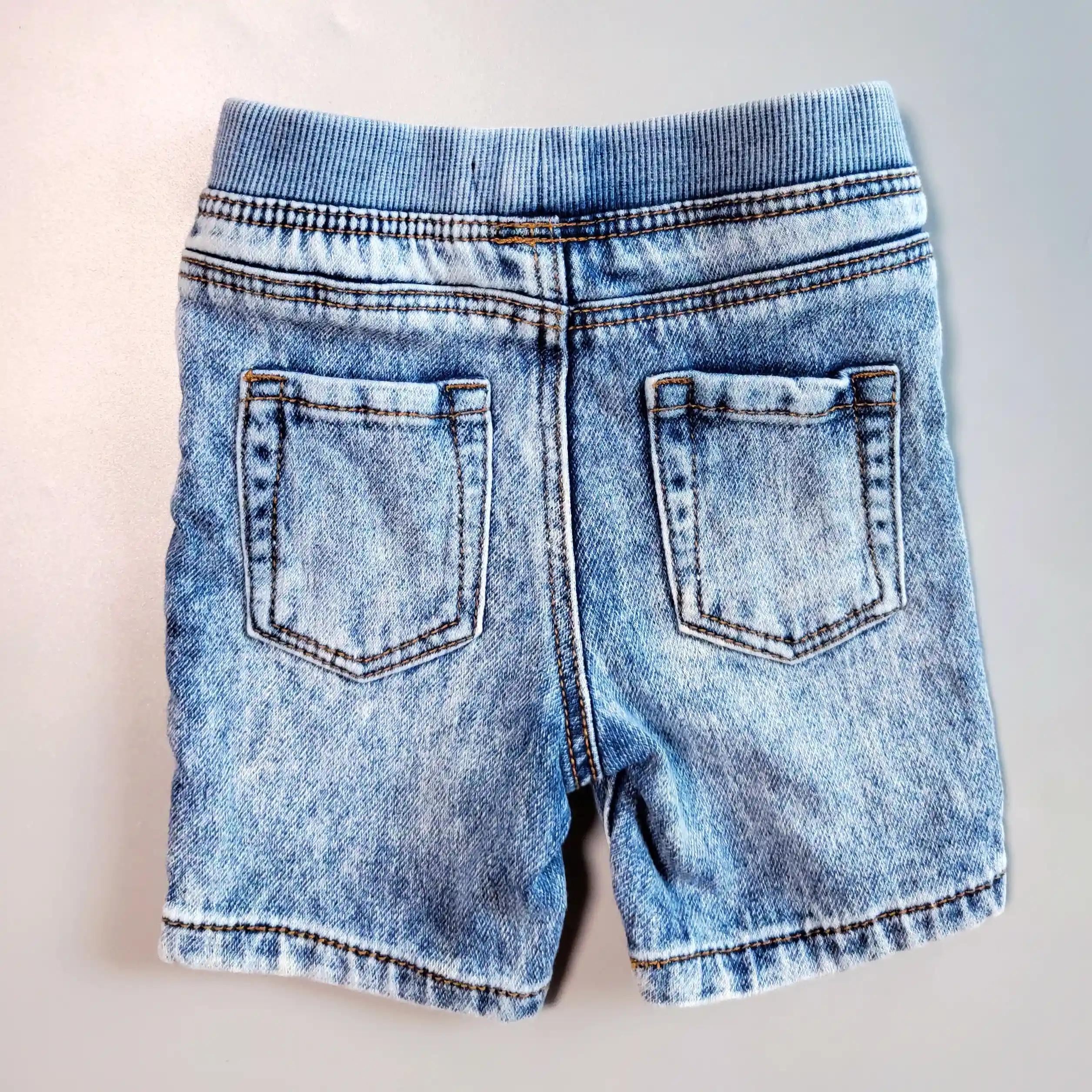 Džínové kraťasy Primark vel. 86 světle modré