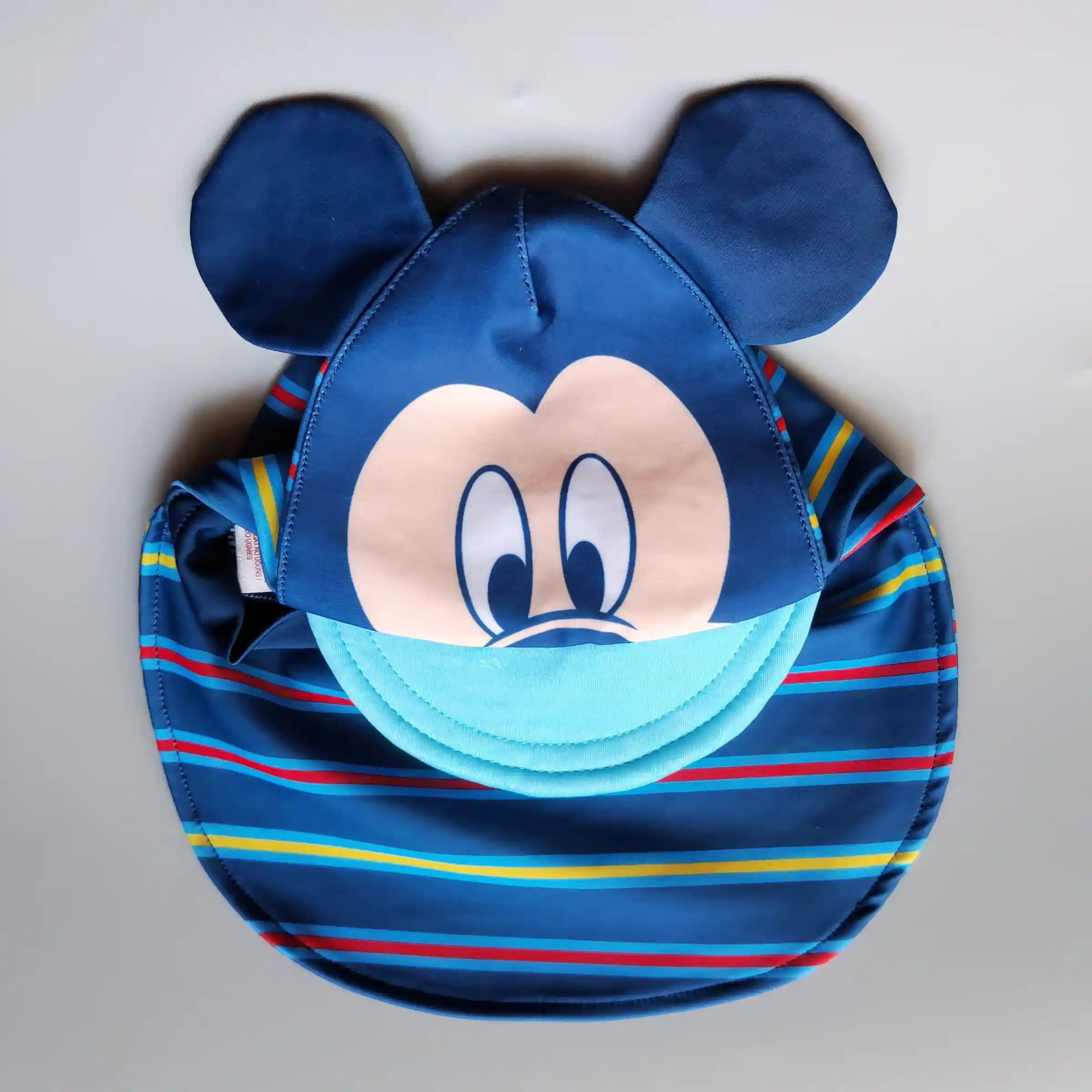 Plavková čepice Disney vel. 74 modrá s Mickey Mousem