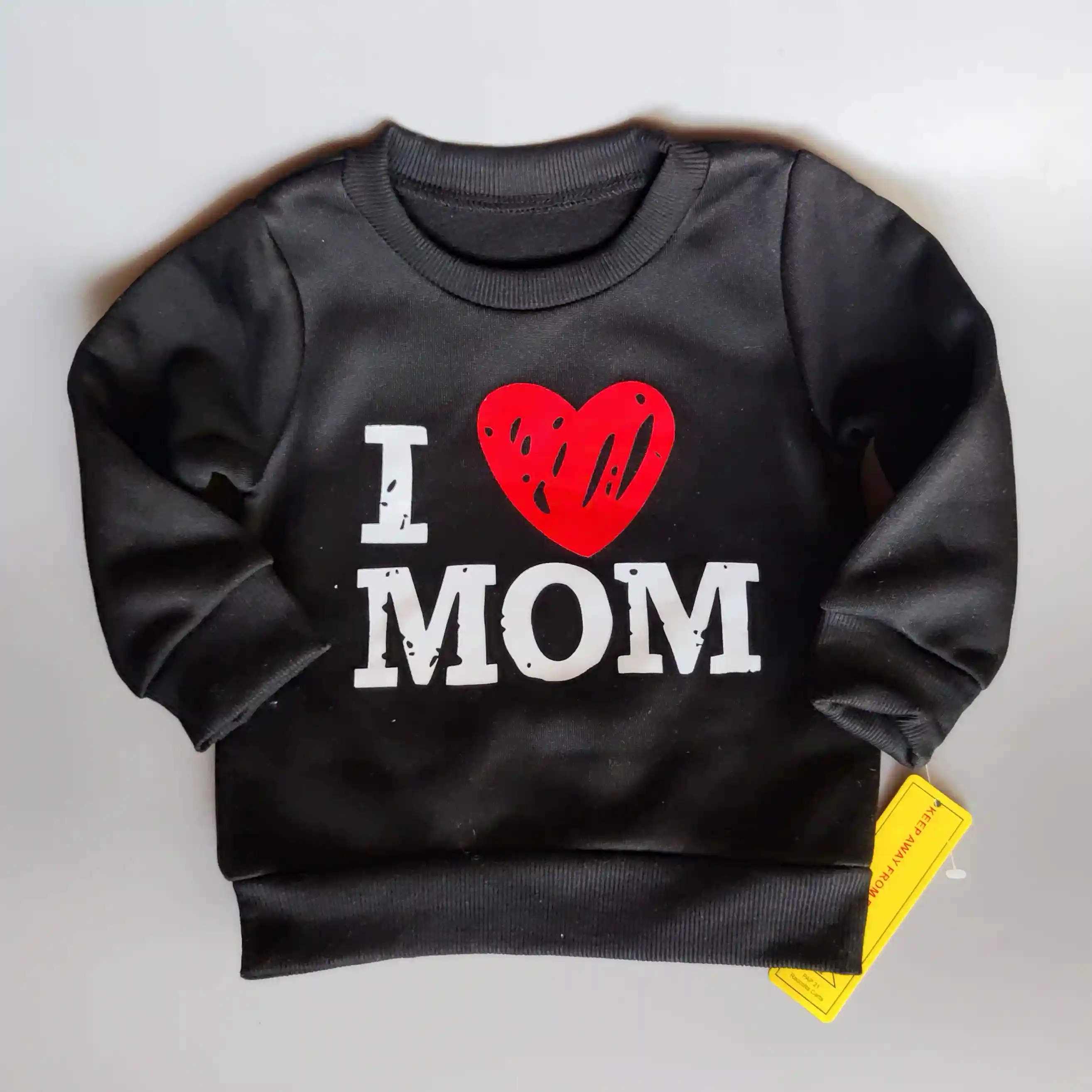 Mikina Shein vel. 80 černá Love Mom