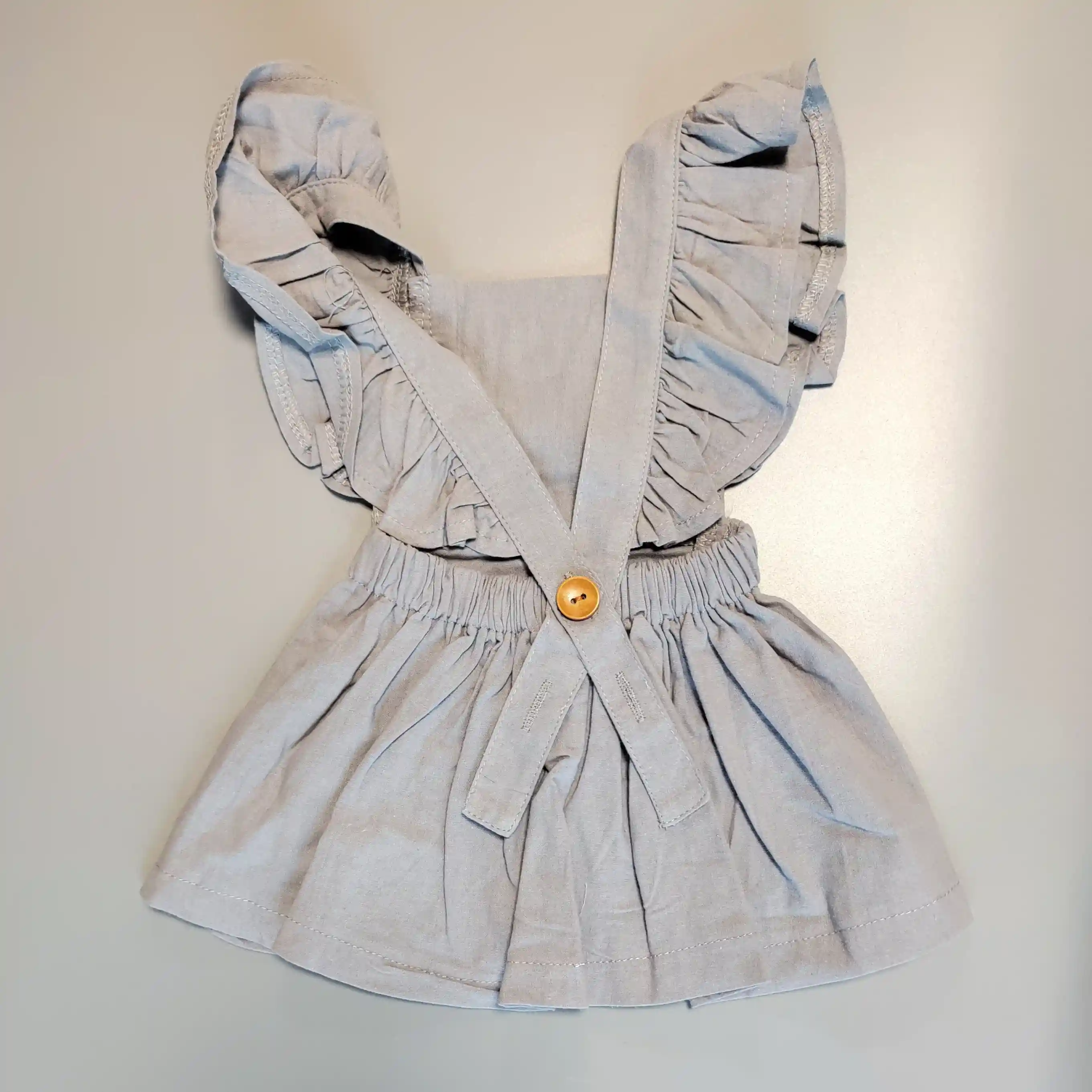 Šaty s laclem vel. 3 měsíce šedé