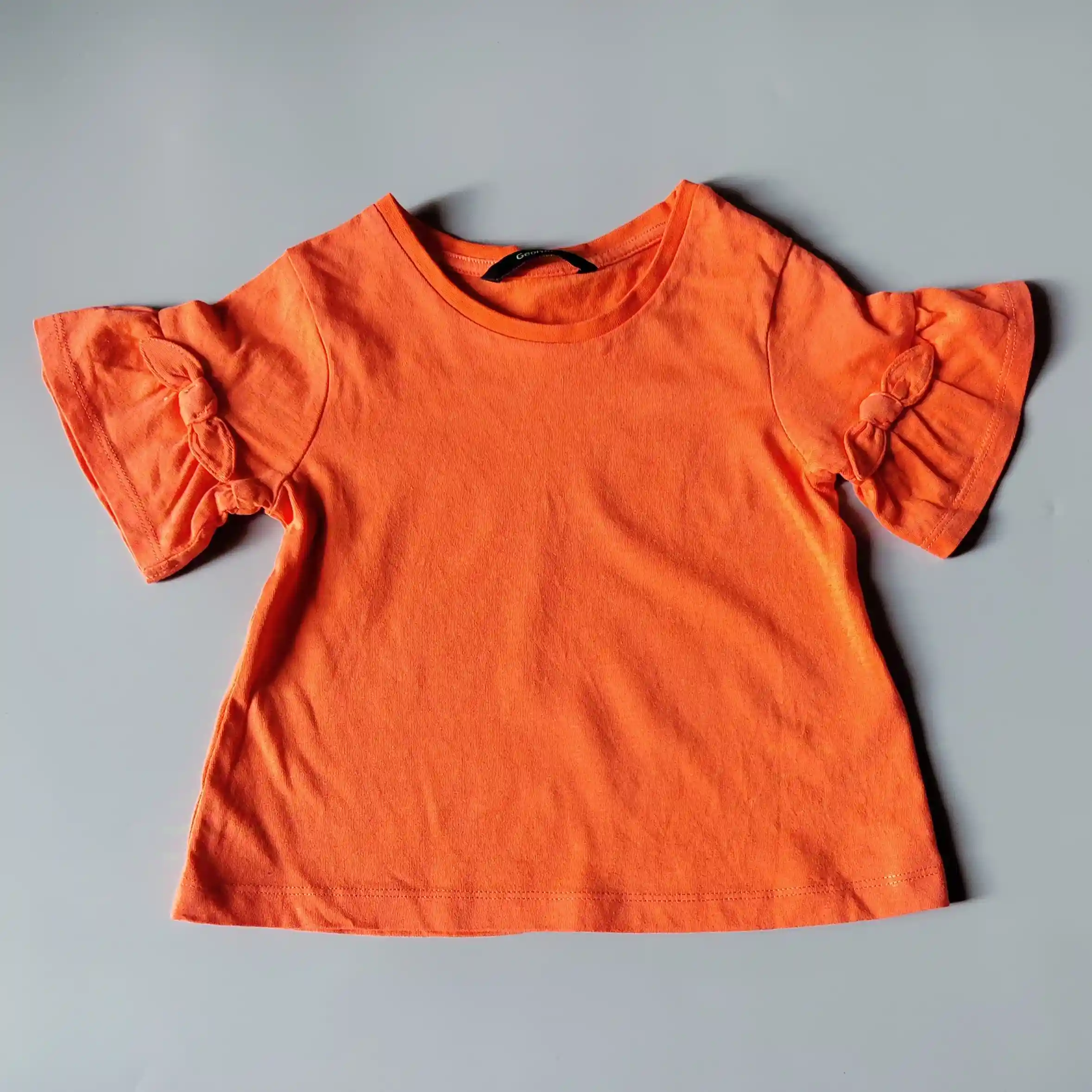 Tričko s krátkým rukávem George vel. 92 oranžové