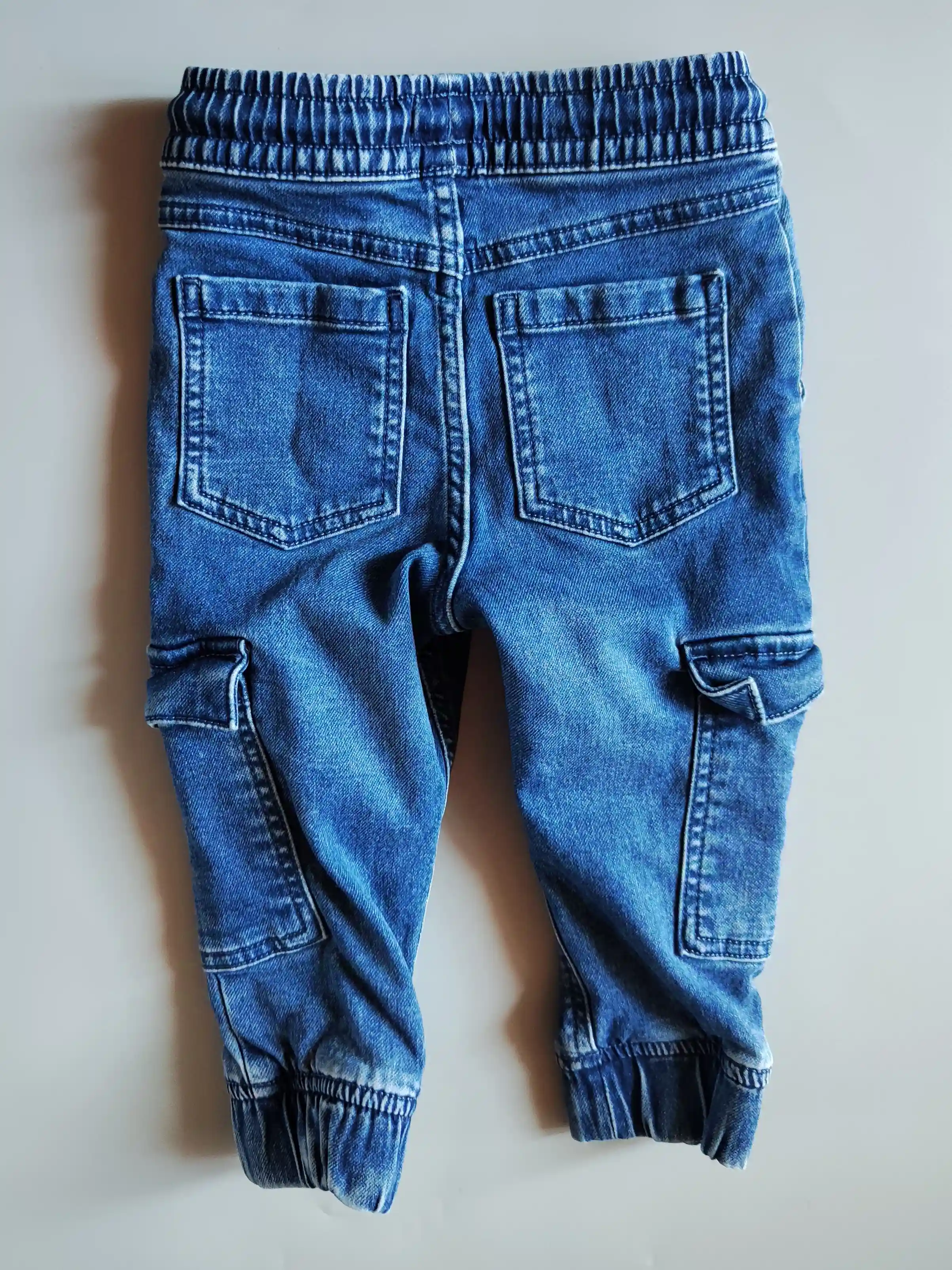 Džíny jogger F&F vel. 86 s kapsami na nohavicích